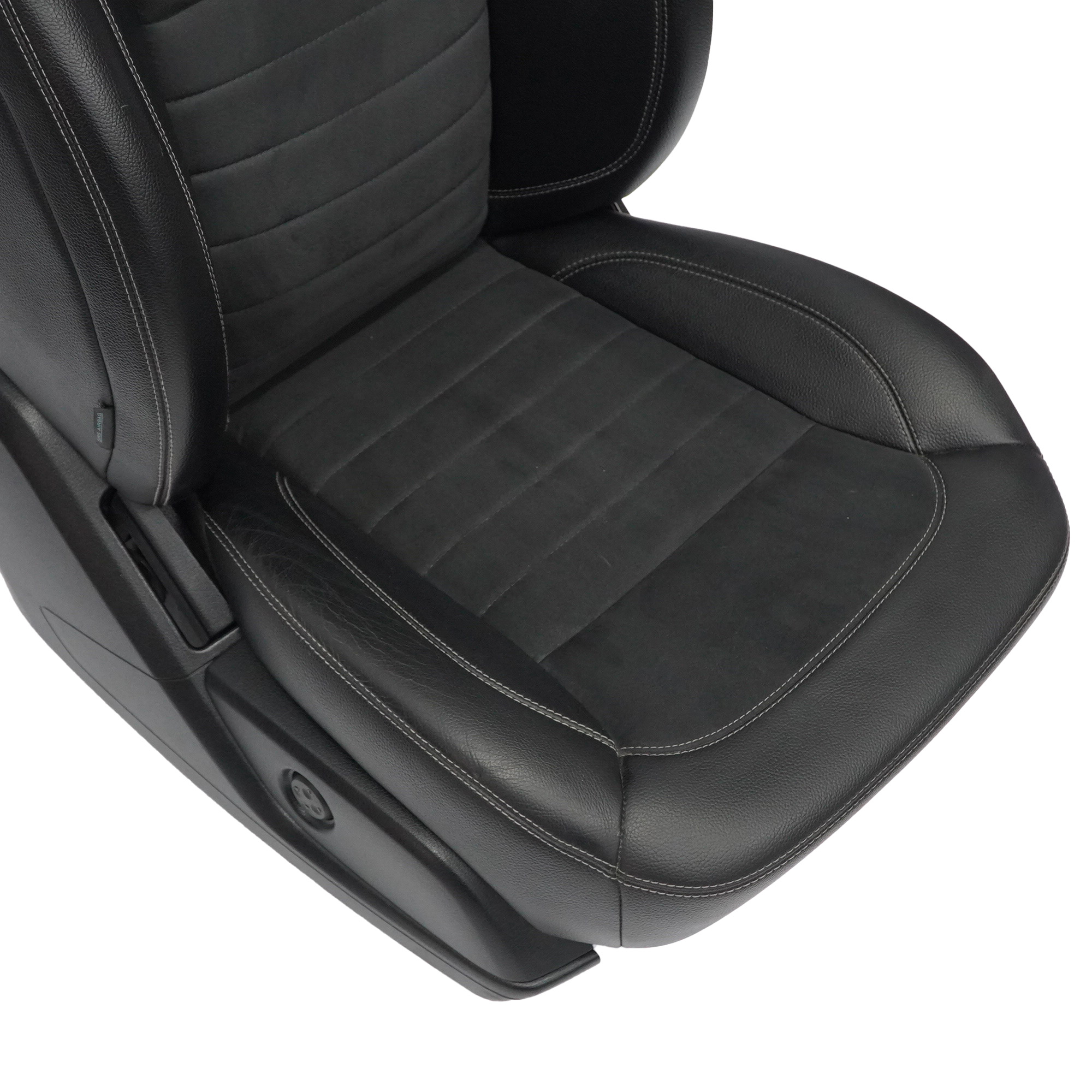 Mercedes ML W166 Front Seat Sport Right O/S Fabric Imitation Leather Black