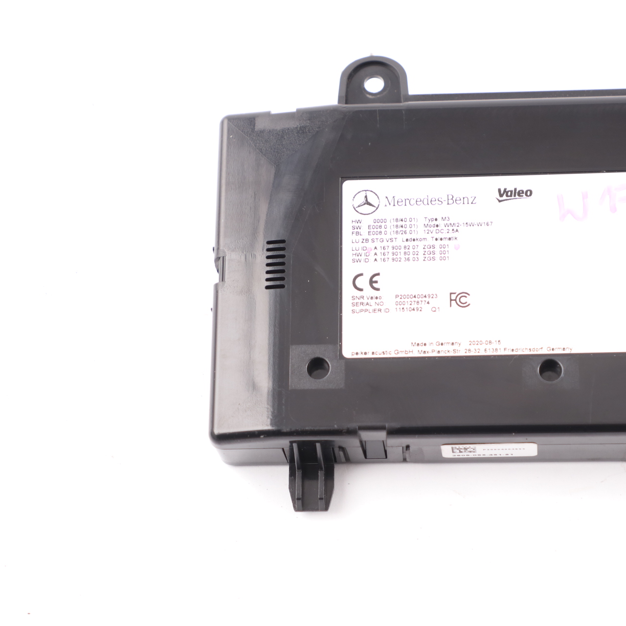 Telematics Module Mercedes W177 W247 Communication Control Unit ECU A1679008207