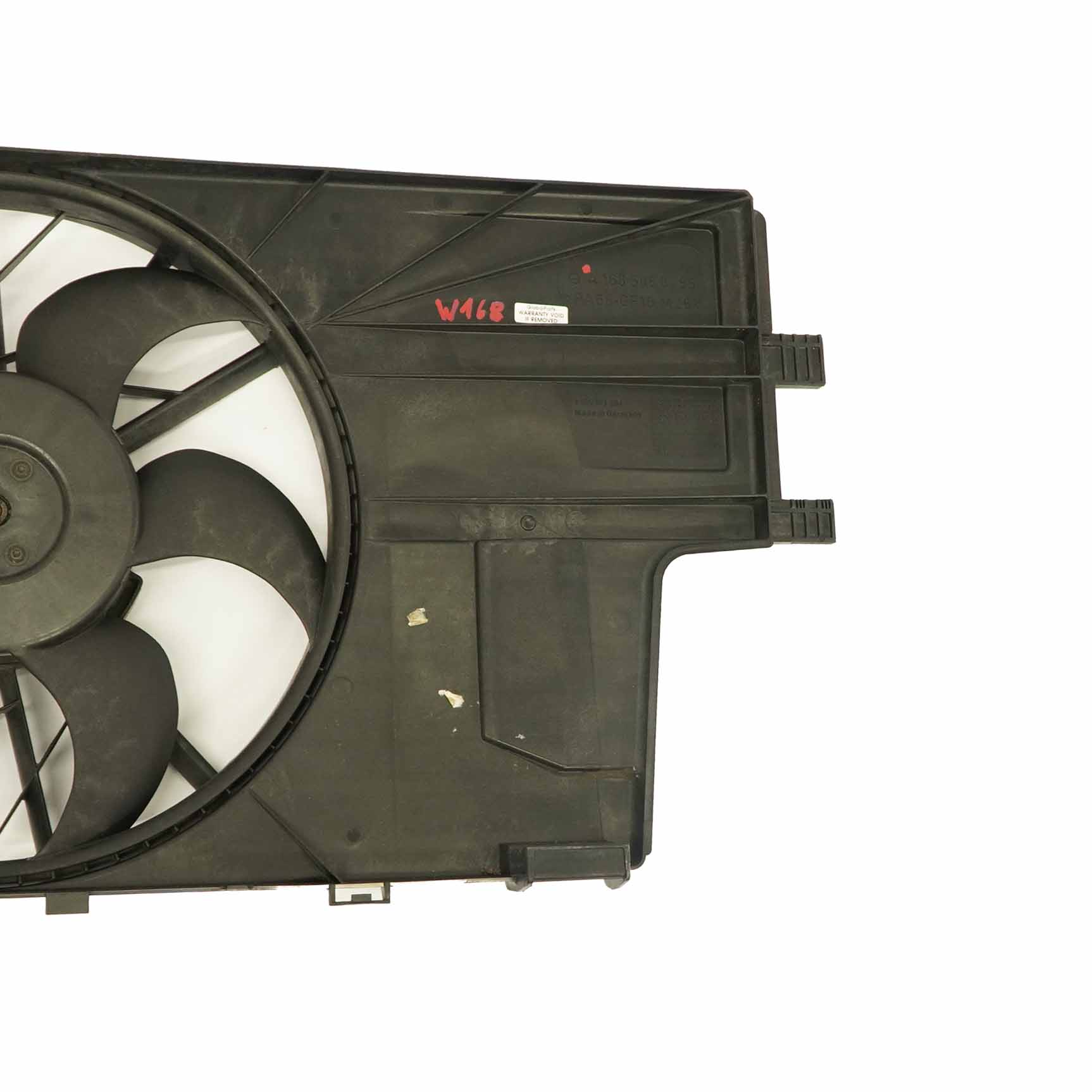 Mercedes W168 Engine Cooling Radiator Fan Cooling Unit 100W A1685000293