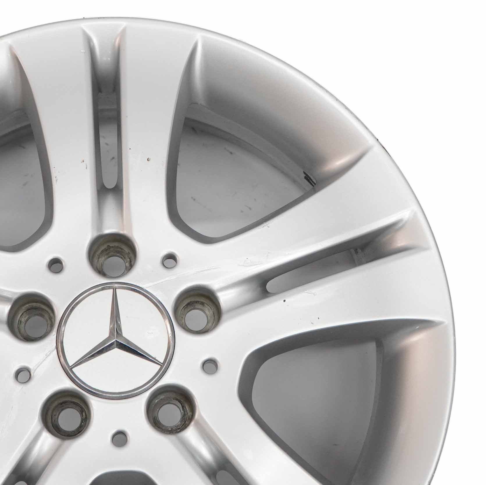 Mercedes W245 Silver Alloy Wheel Rim 16" ET:46 6J A1694010202