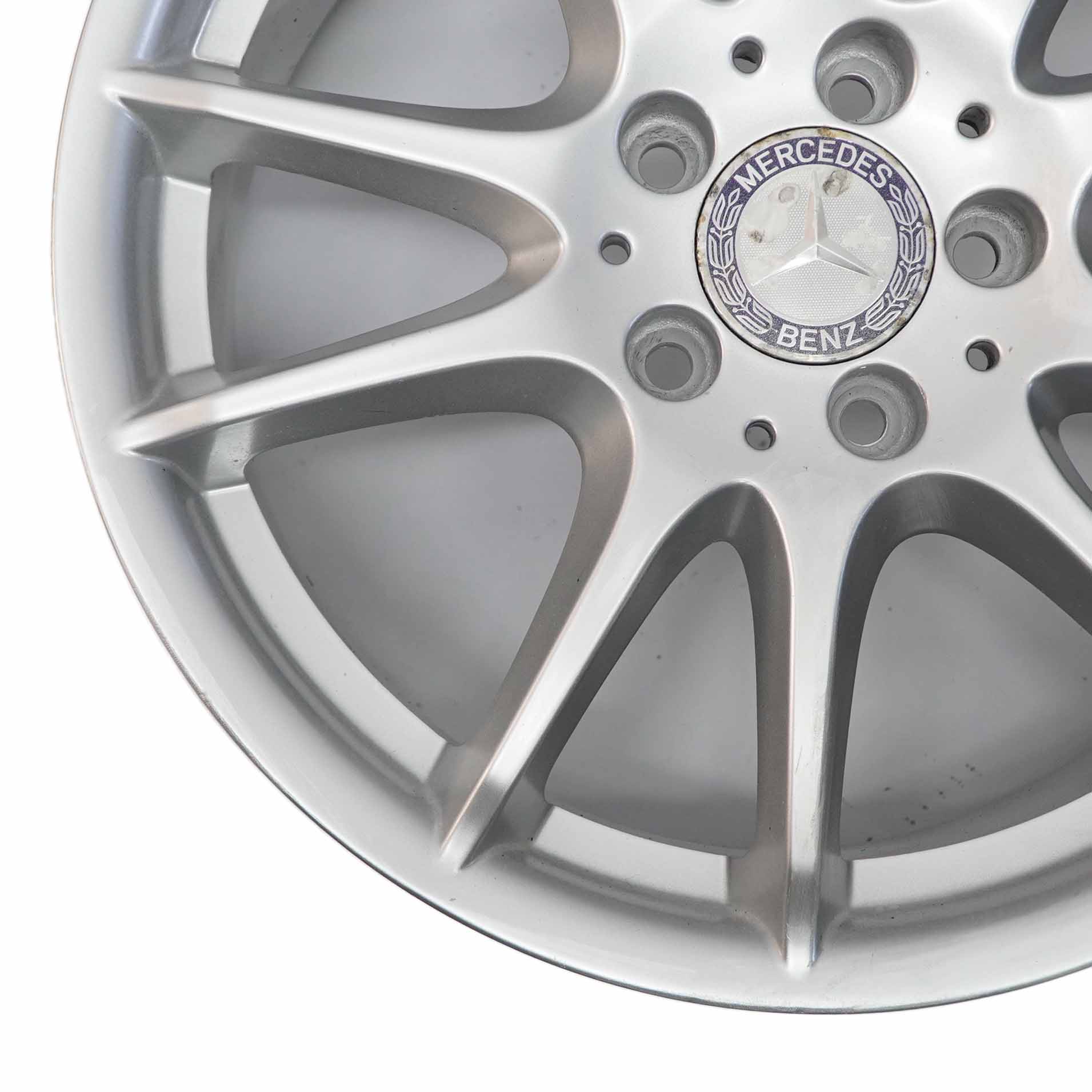 Wheel Rim Mercedes W169 W245 Silver Alloy 17" 7J ET:49 A1694012602