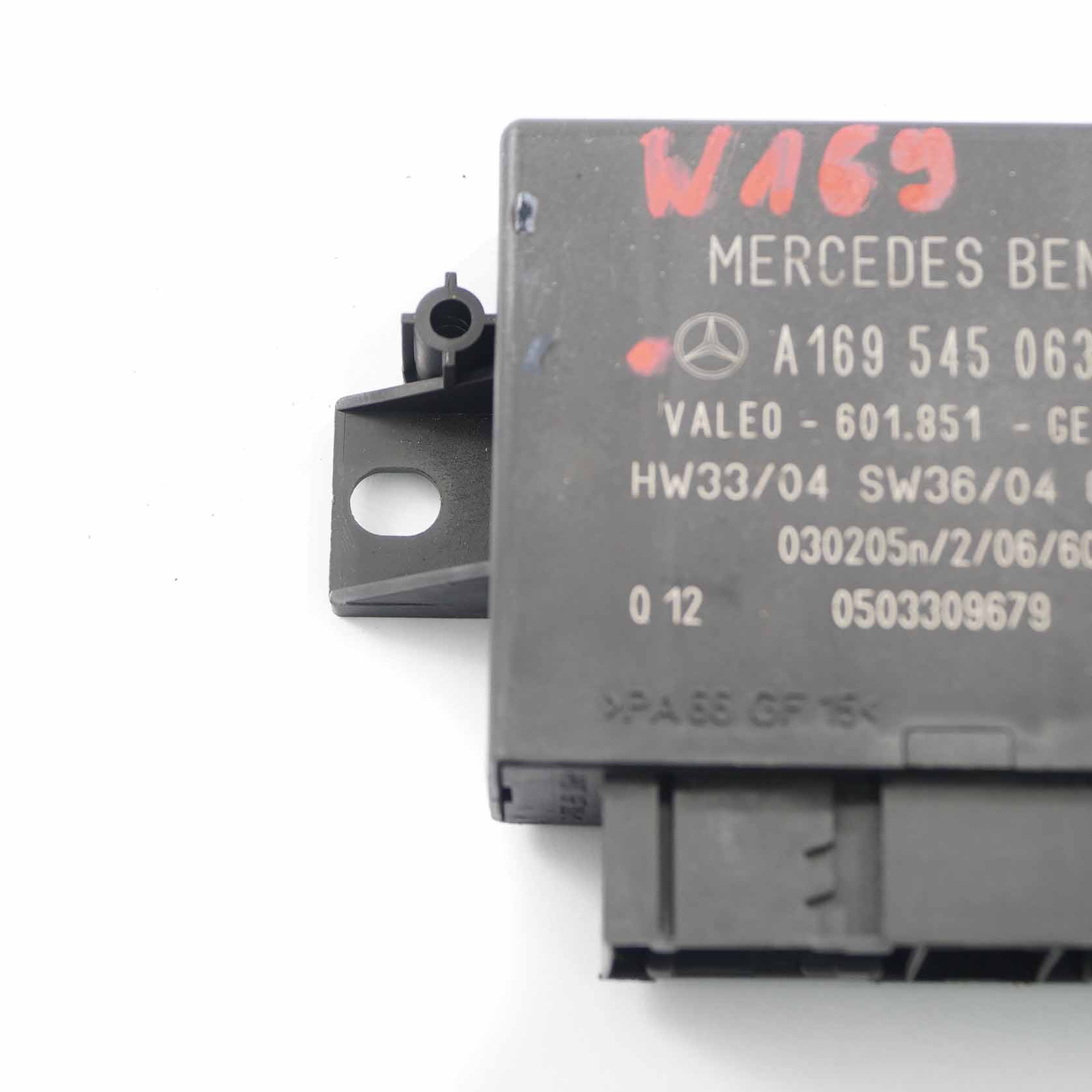 Mercedes W169 PDC Parking Distance Control Unit Module Rear A1695450632