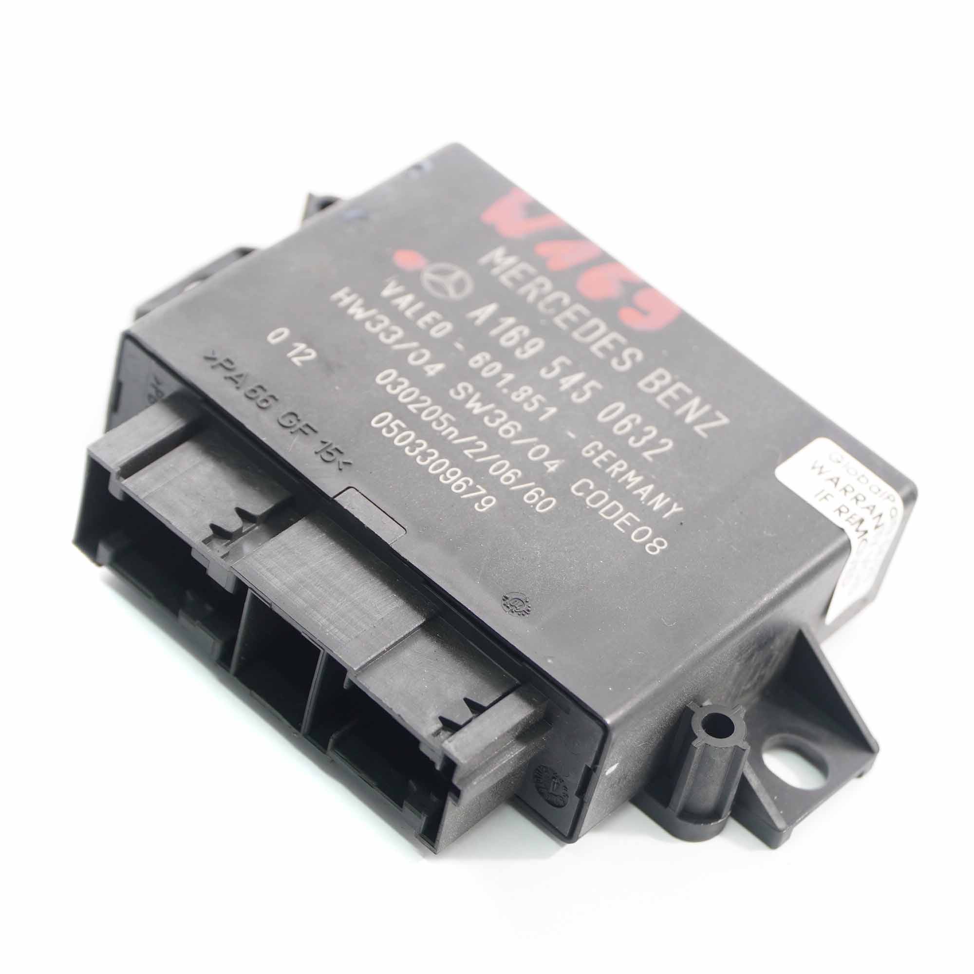 Mercedes W169 PDC Parking Distance Control Unit Module Rear A1695450632