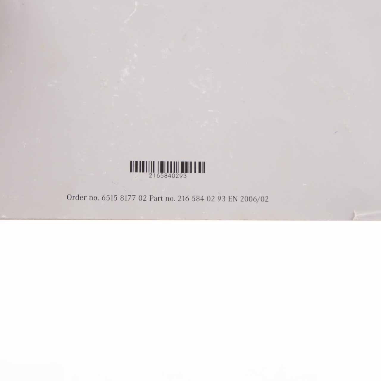 Mercedes W169 Owner's Manual Instruction Service Book Booklet Case A1695849382