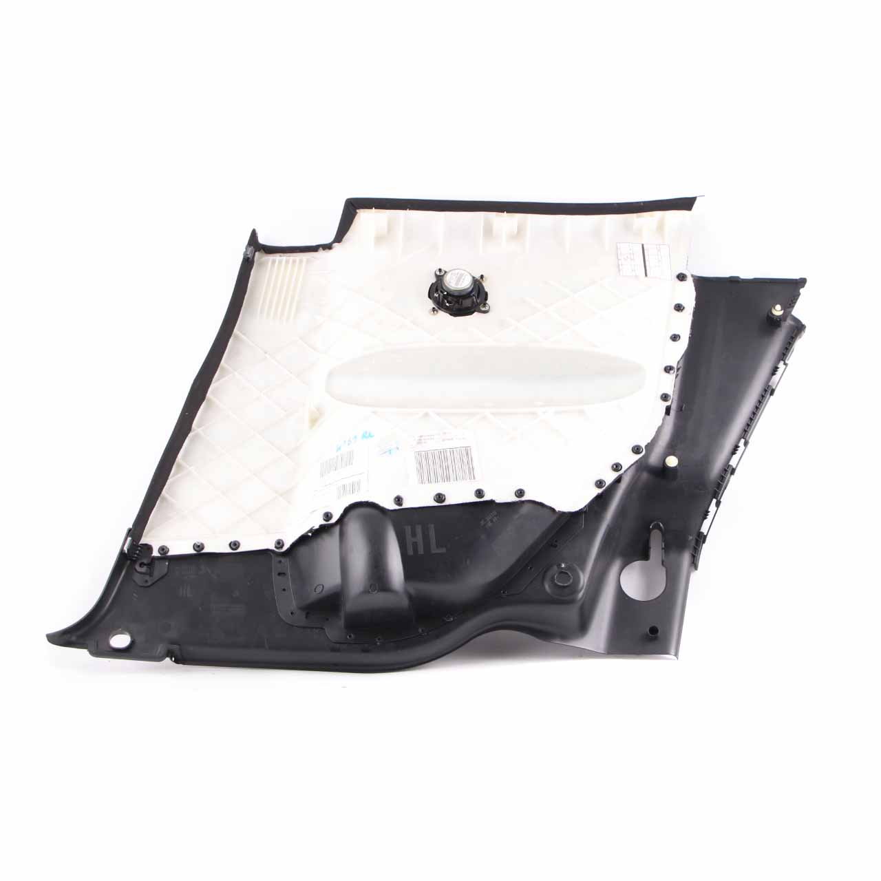 Lateral Trim Panel Mercedes W169 Coupe Rear Left N/S Covering Cloth Black