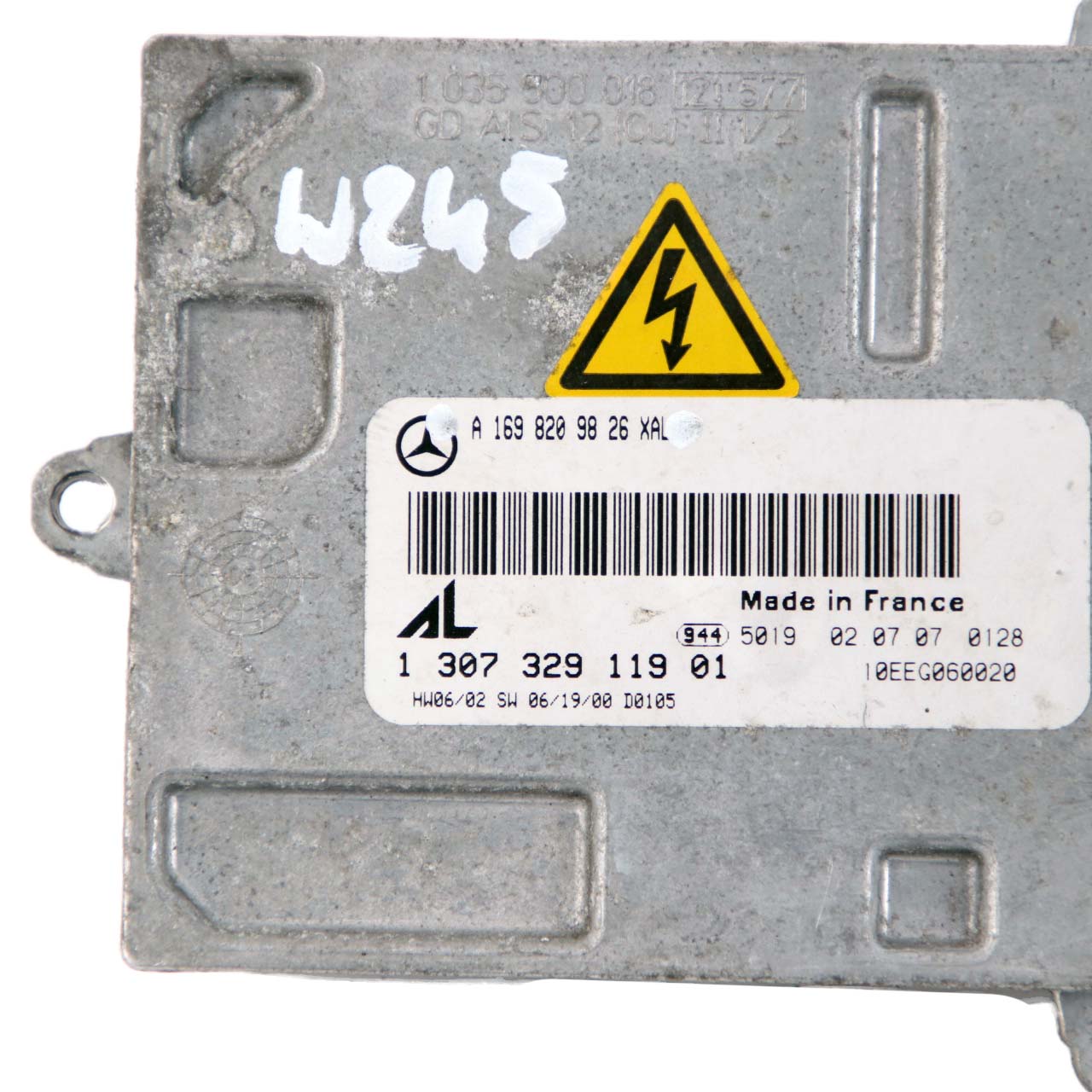 Mercedes-Benz B W245 Xenon Headlight Ballast Control Unit Module A1698209826