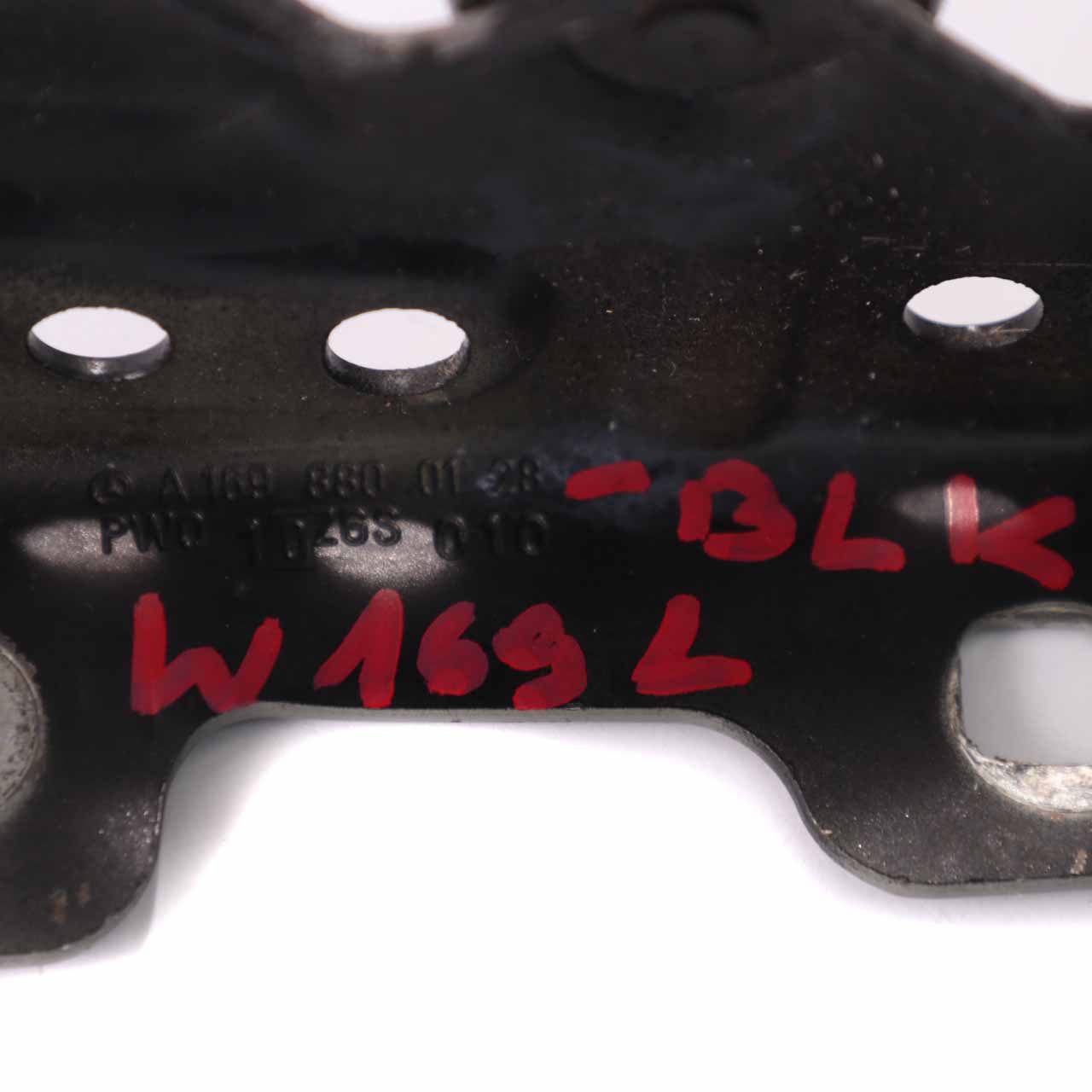 Mercedes W169 Hood Bonnet Hinge Left N/S Black A1698800128