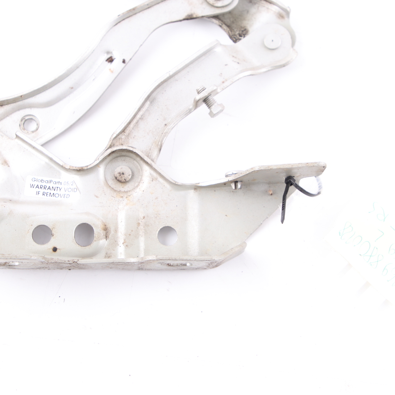 Mercedes W169 Hood Bonnet Hinge Left Reef Silver Metallic - 783 A1698800128