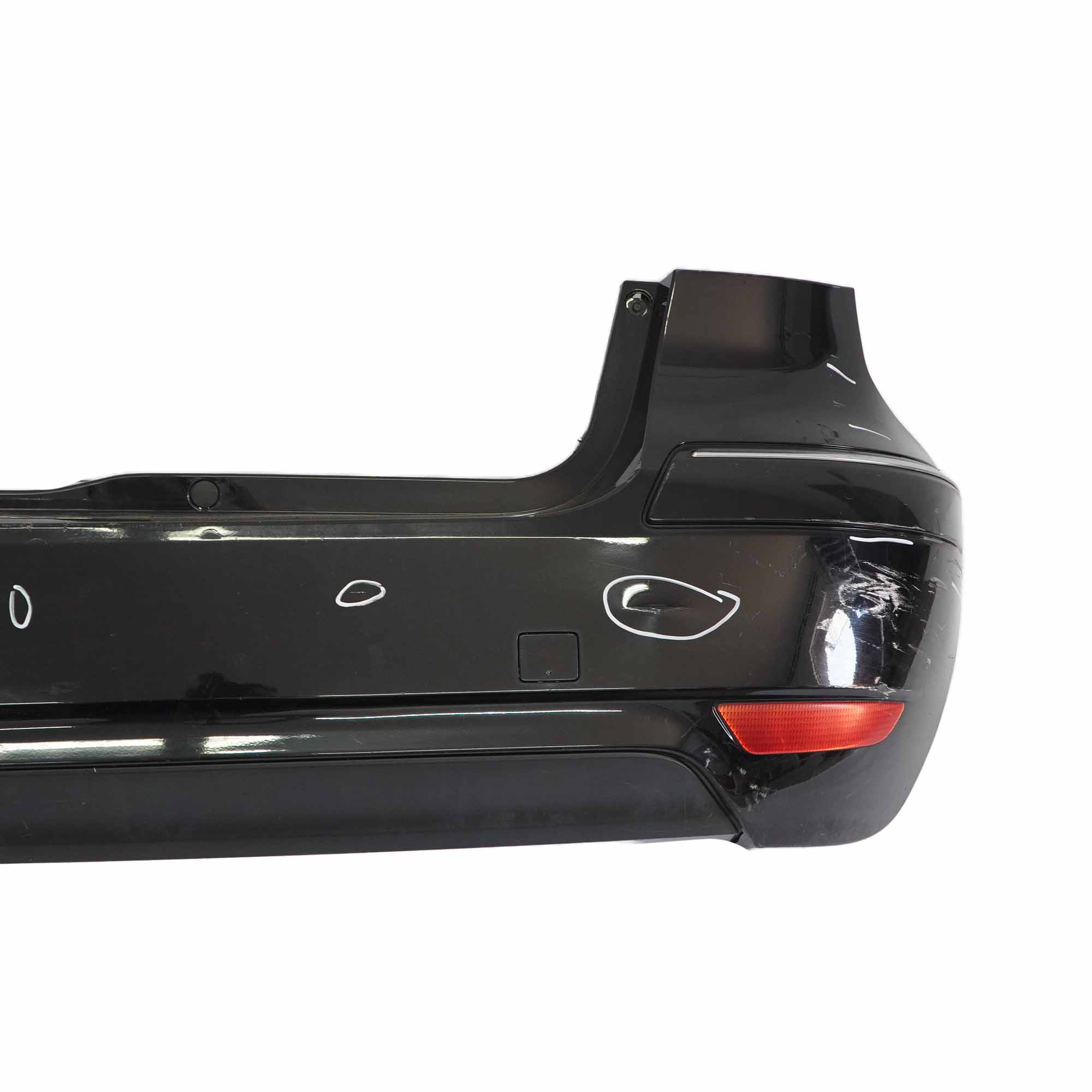 Mercedes W245 Rear Bumper Trim Panel Kosmos Black Metallic - 191