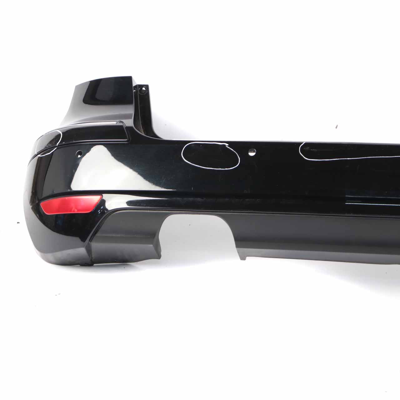 Rear Bumper Mercedes W245 Sport Package Trim Panel Kosmos Cosmic Black - 191