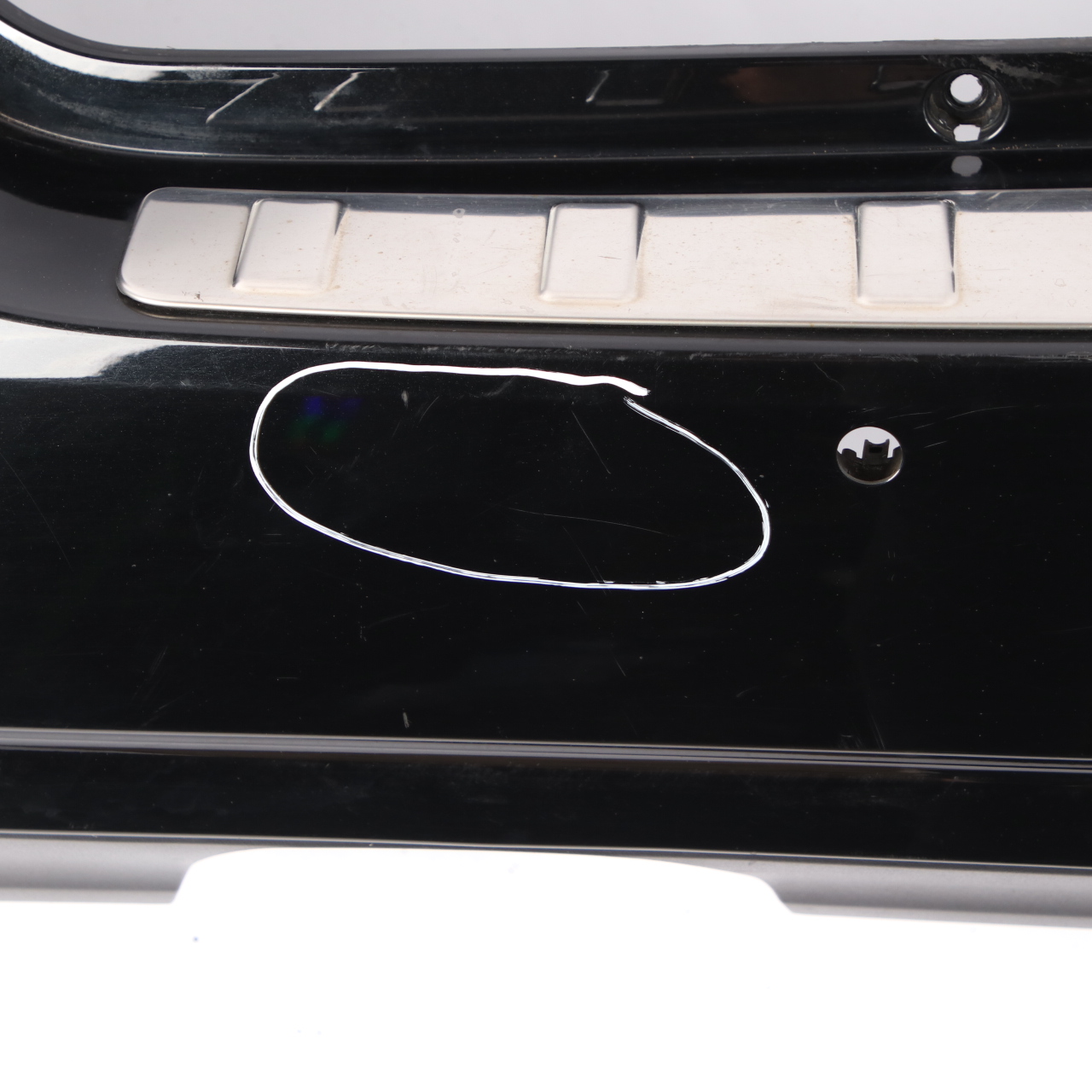 Rear Bumper Mercedes W245 Sport Package Trim Panel Kosmos Cosmic Black - 191