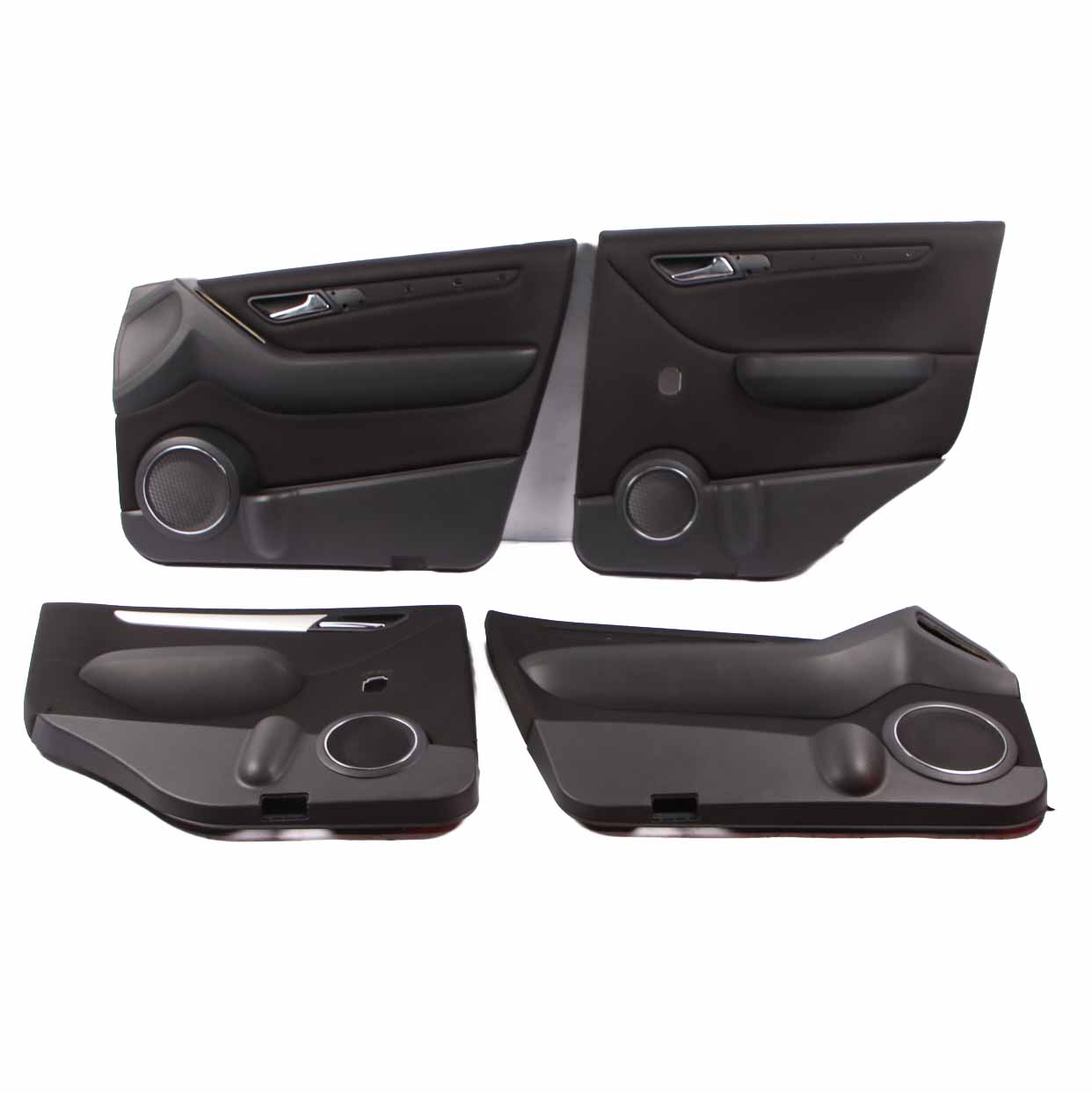 Seats Mercedes W245 Leather Nappa Semianilin Black Front Rear Seat Door Cards