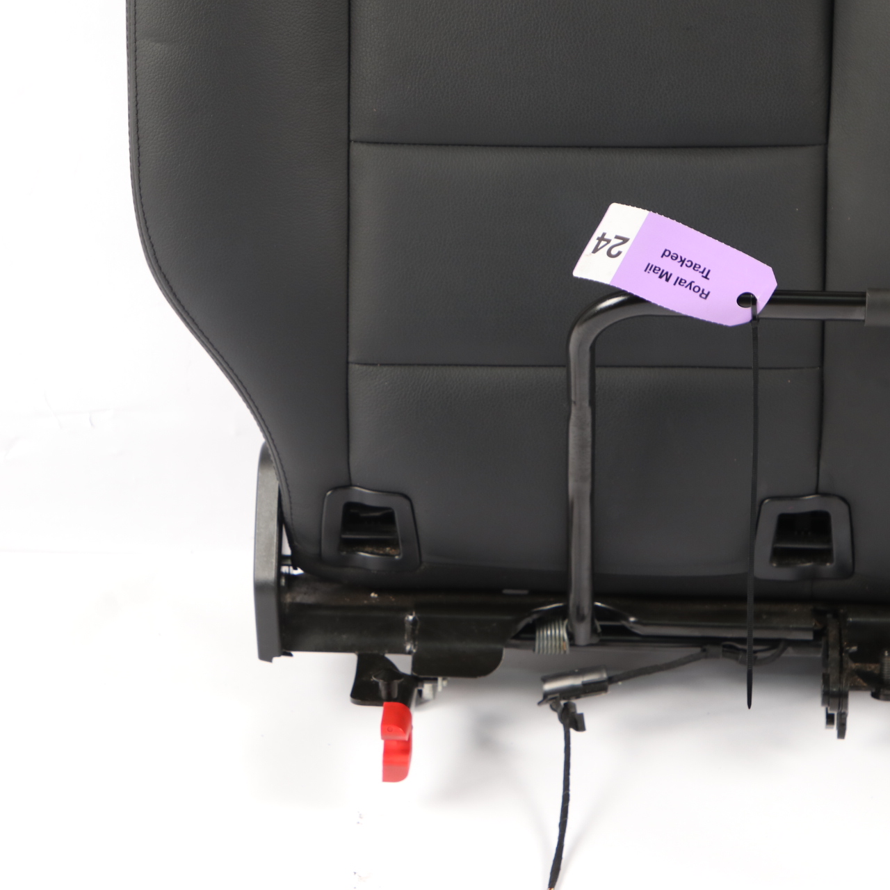 Mercedes W169 W245 Backrest Rear Right Seat O/S Back Cover Leather Nappa Black