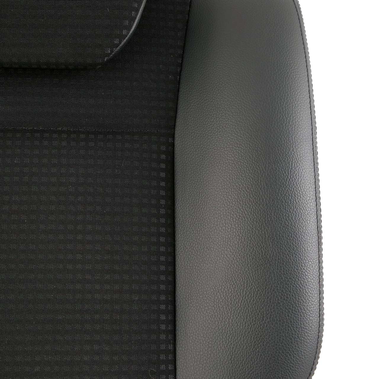 Mercedes-Benz B-Class W245 Rear Left Seat N/S Cloth Leather Backrest Cover Black