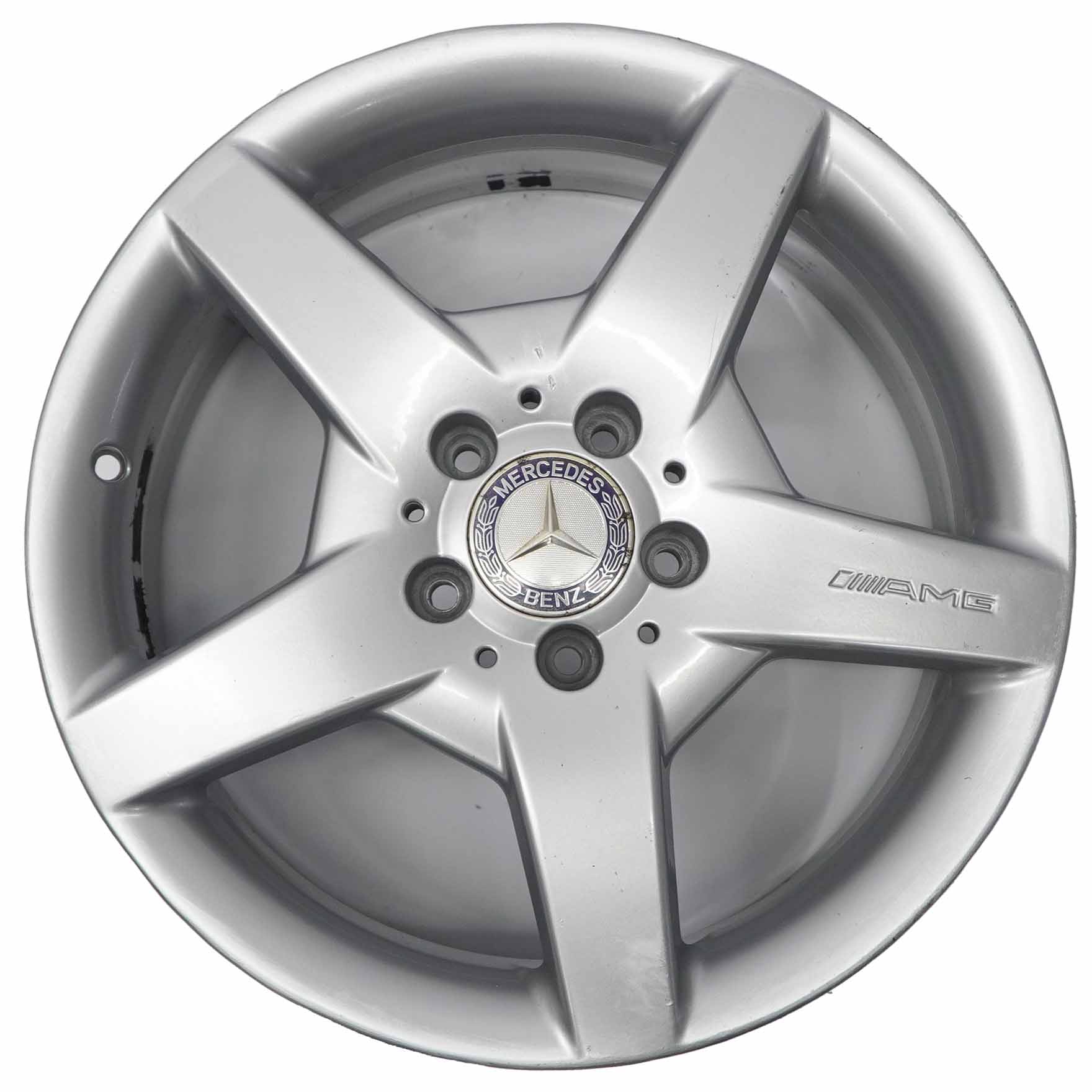 Mercedes R171 AMG Silver Alloy Wheel Rim 17" 7,5J ET:37 5-Hole A1714011402