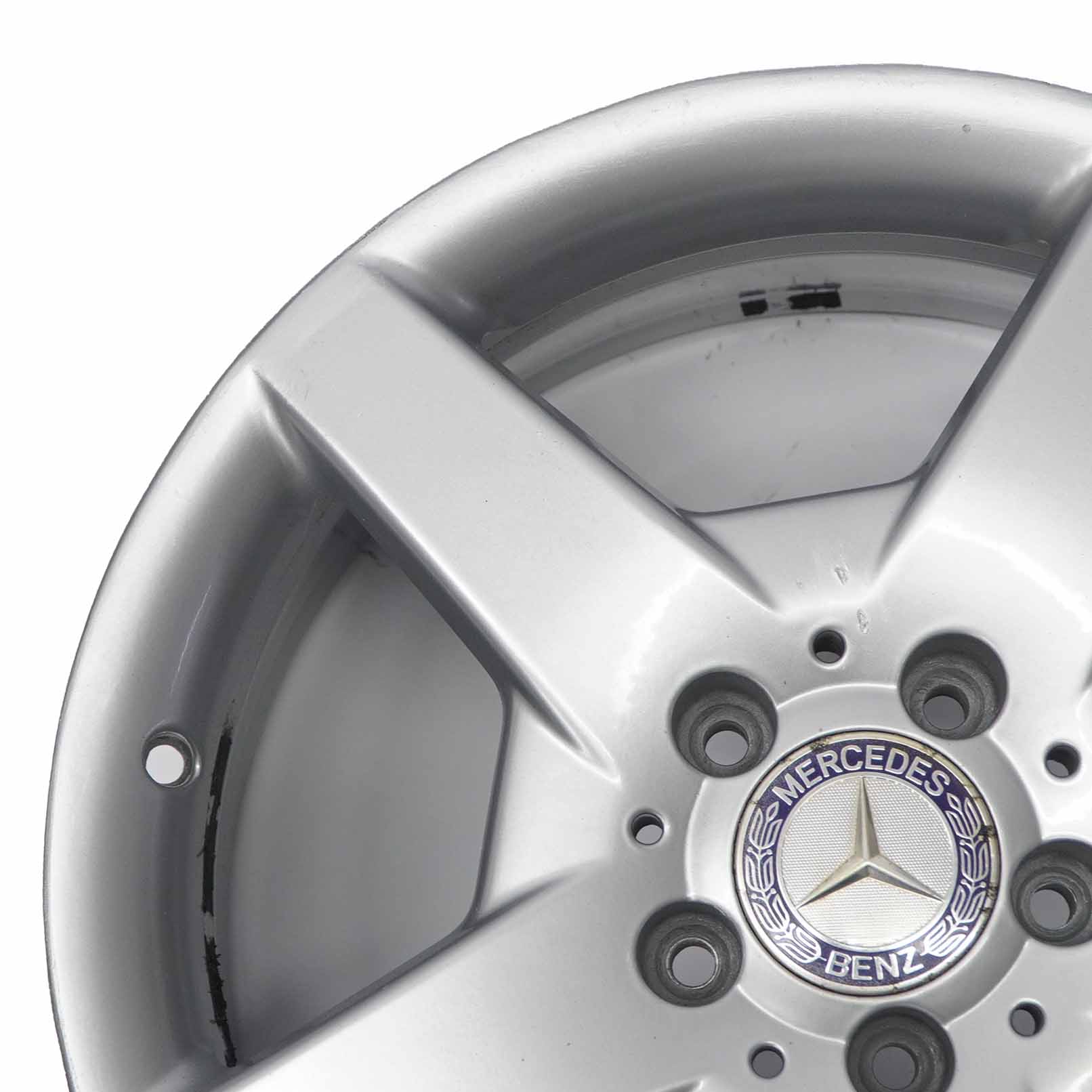 Mercedes R171 AMG Silver Alloy Wheel Rim 17" 7,5J ET:37 5-Hole A1714011402