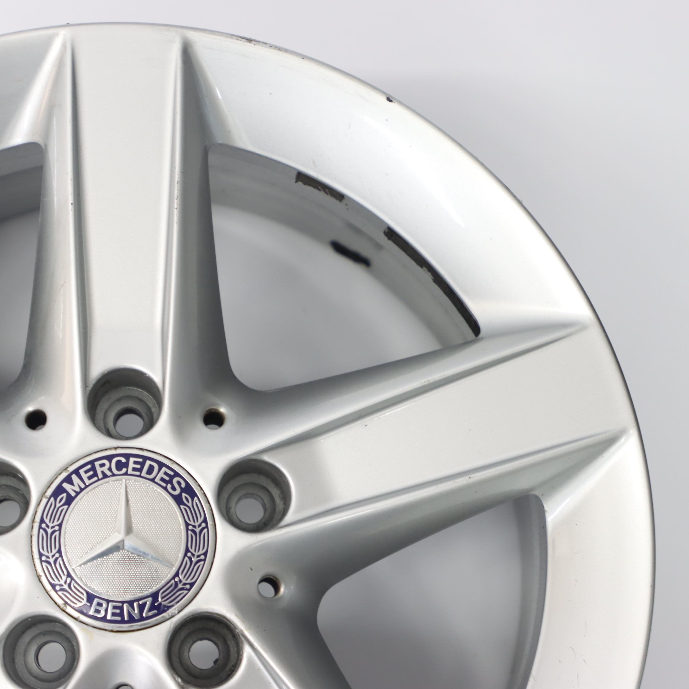 Mercedes SLK R171 Rear Silver Alloy Wheel Rim 16" 5 Spoke 8J ET:30 A1714013402