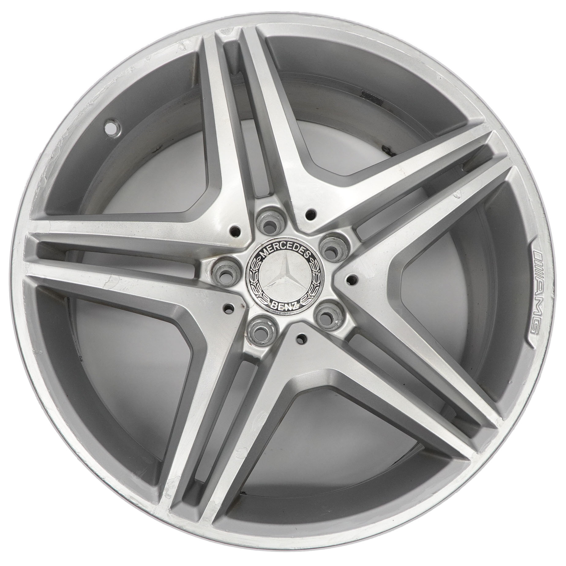 Mercedes R171 C209 AMG Rear Silver Alloy Wheel Rim 18" 8,5J ET:30 A1714014802