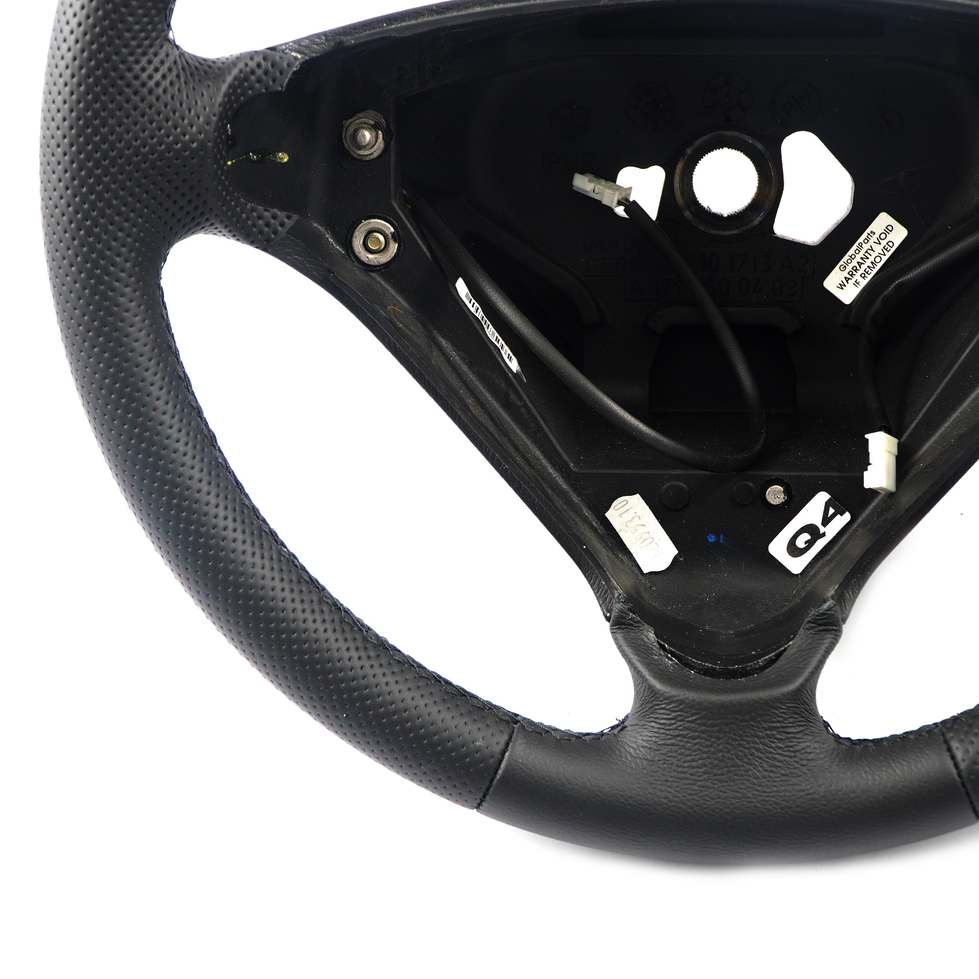 Mercedes SLK R171 W203 NEW Black Leather Steering Wheel A1714600403