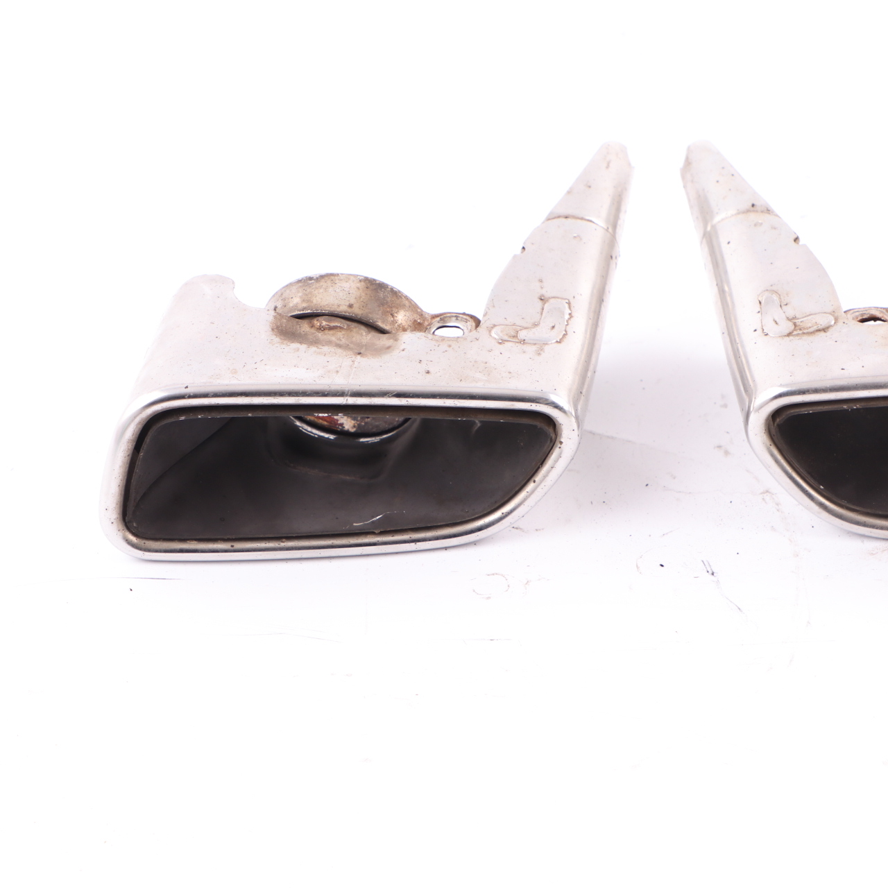 Mercedes SLK R171 Exhaust Muffler Pipe Rear Left Right N/O/S Exhaust Tips Set