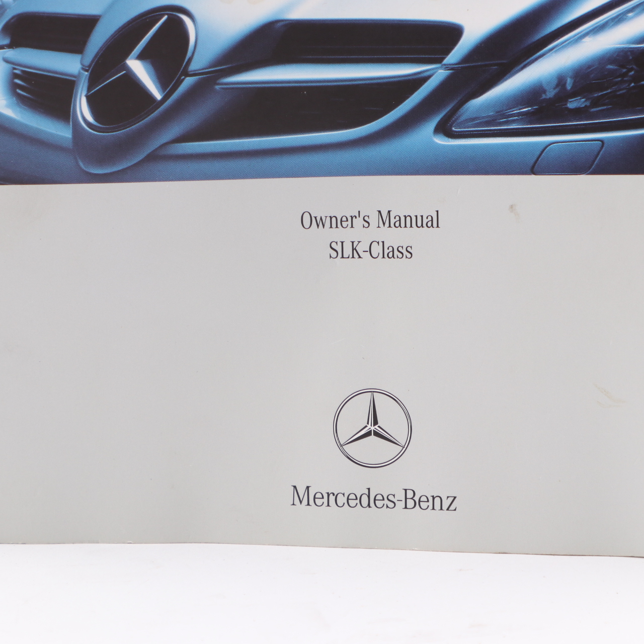 Mercedes SLK R171 Owner's Handbook Booklet Manual A1715841683