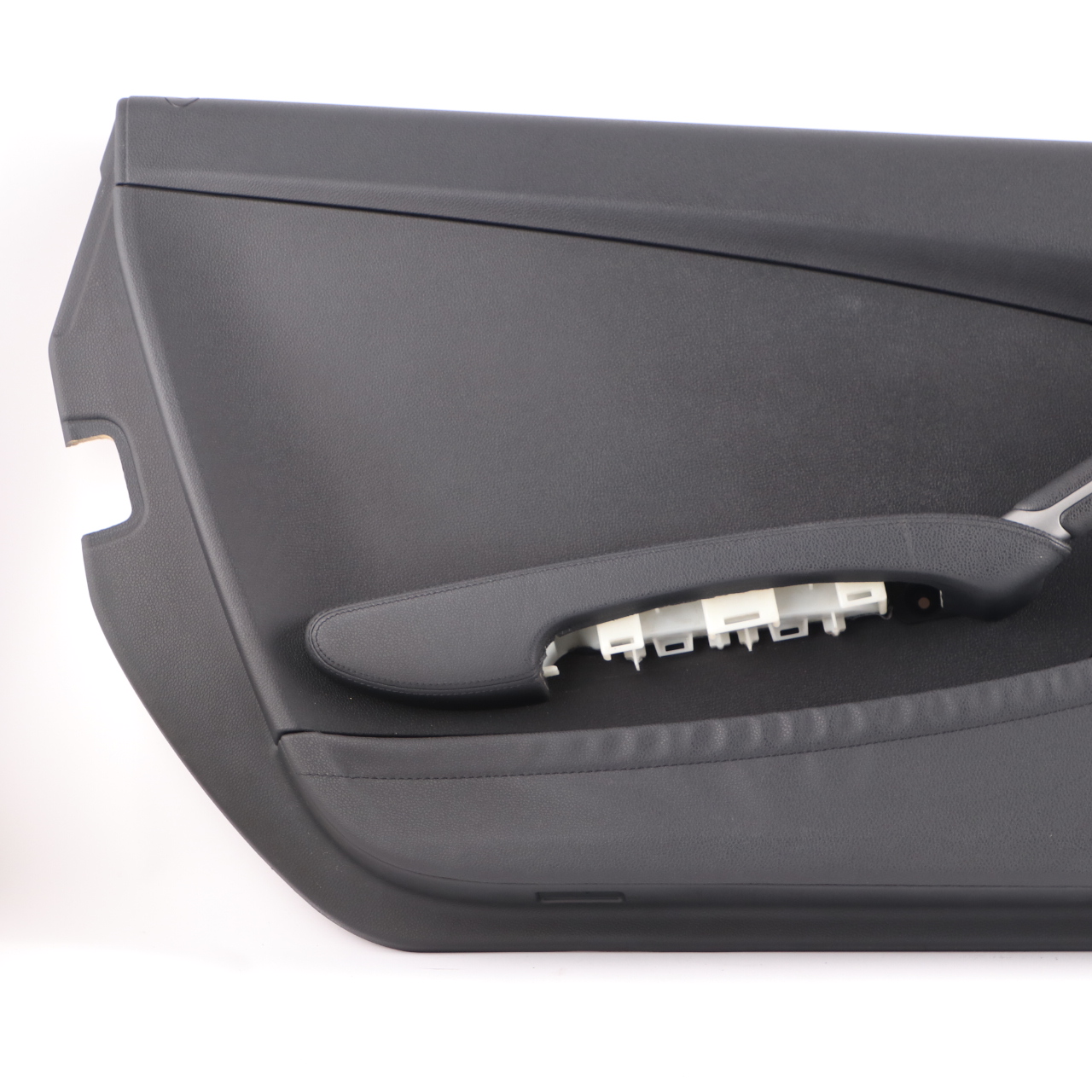 Door Card Mercedes SLK R171 Front Left N/S Black Leather Black Thread