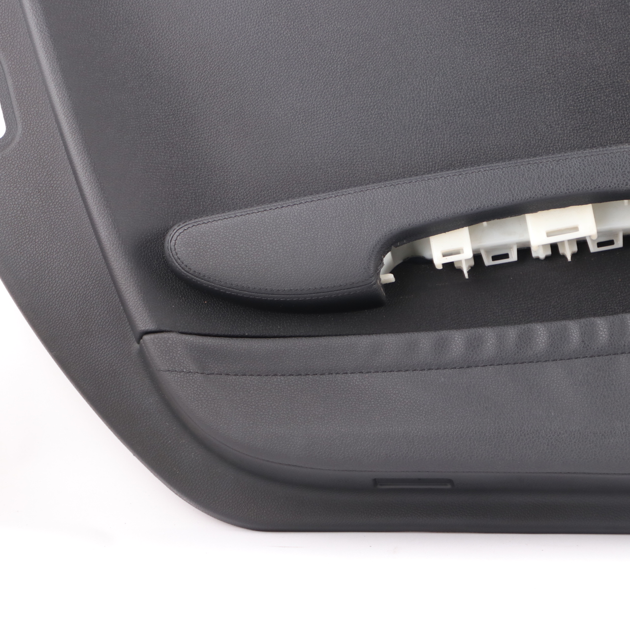 Door Card Mercedes SLK R171 Front Left N/S Black Leather Black Thread