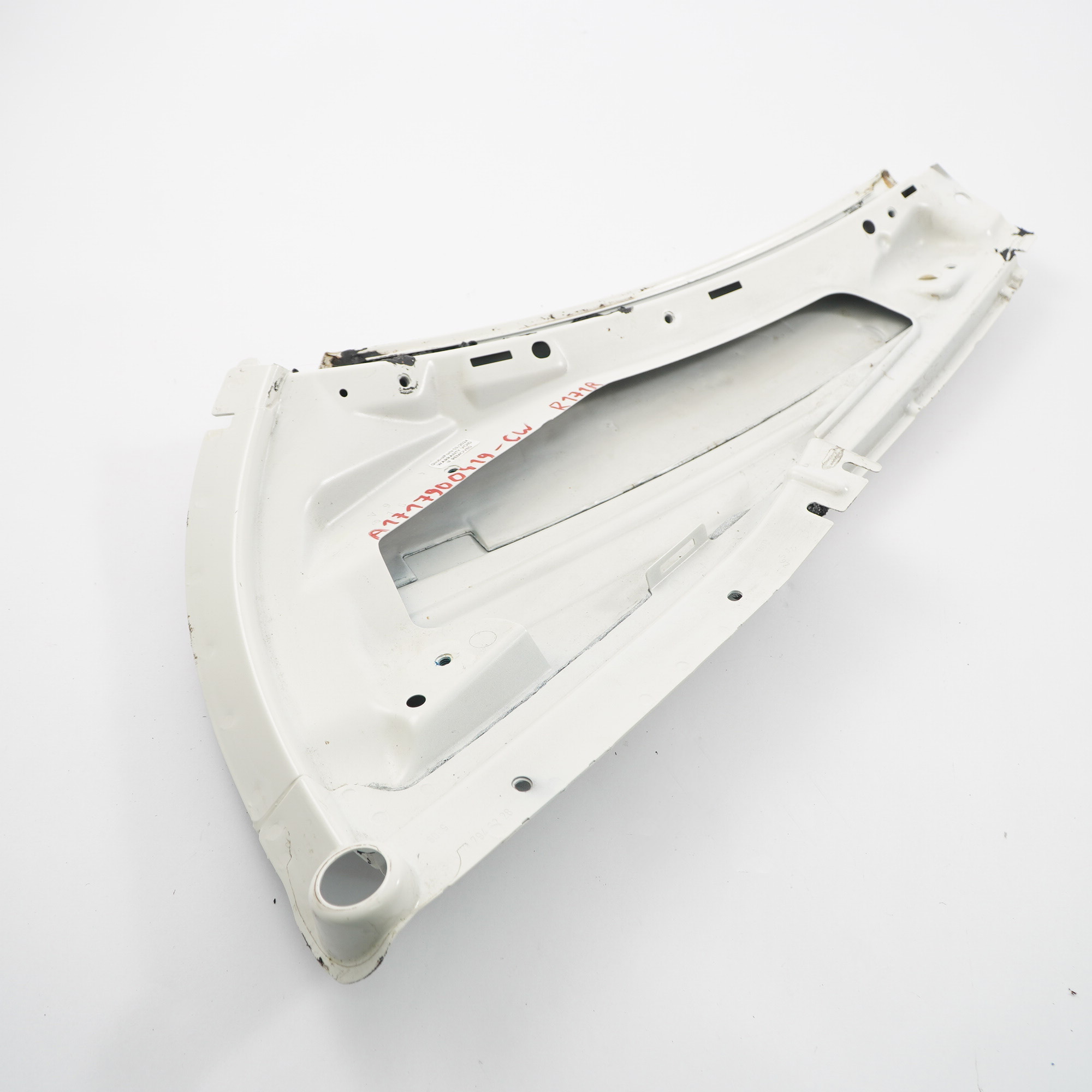 Mercedes SLK R171 C-Pillar Column Roof Trim Right O/S Calcite White A1717940228