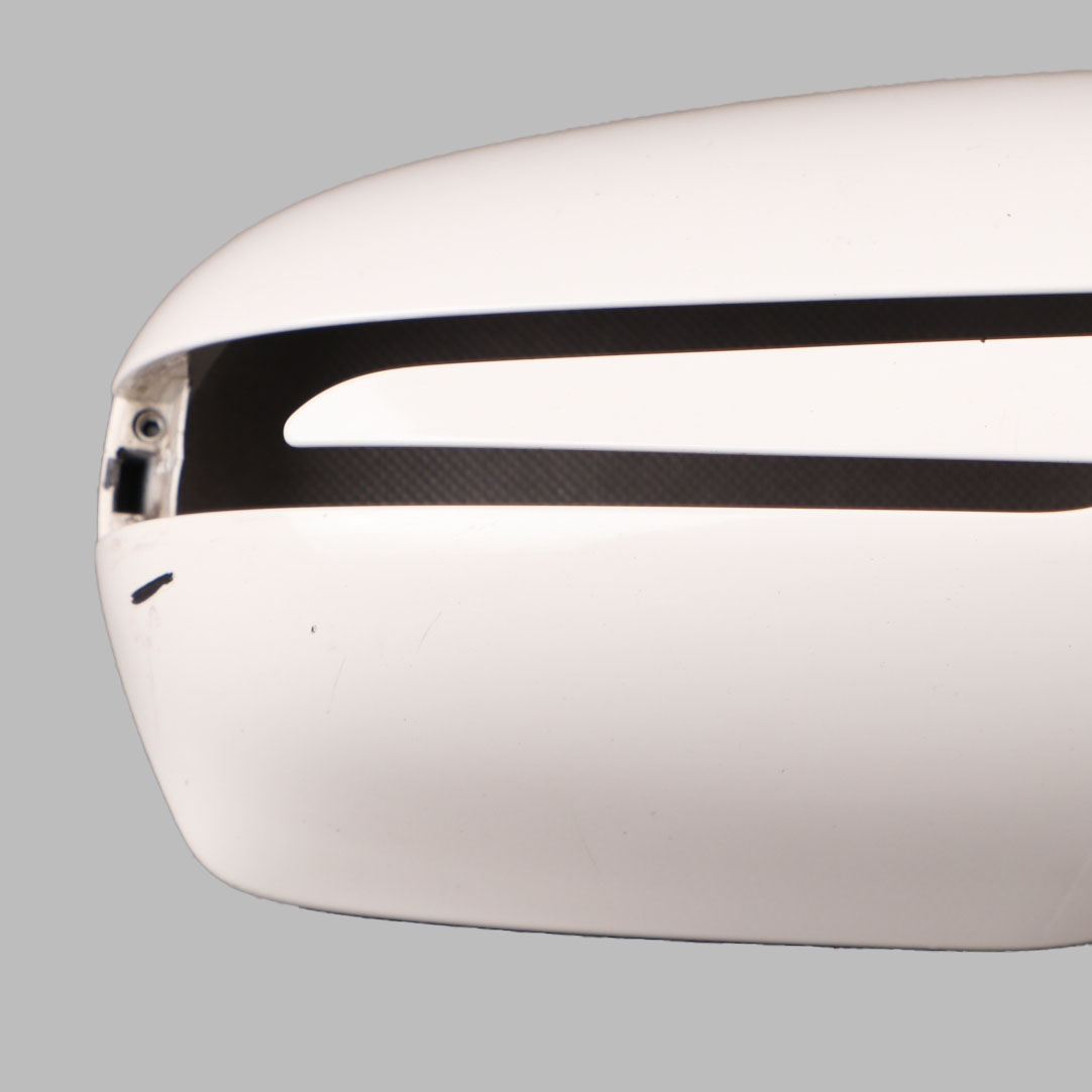 Wing Mirror Cover Mercedes R171 CL203 C219 Right O/S Cap Calcite White - 650