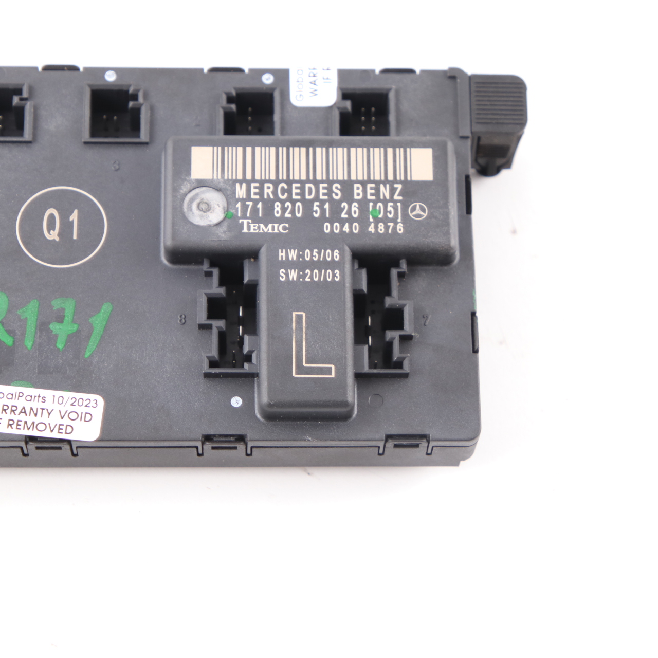 Mercedes SLK R171 Door Module Front Left N/S Control Unit ECU A1718205126