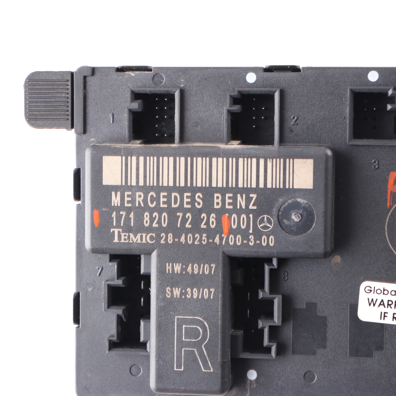 Mercedes SLK R171 Door Module Front Right Control Unit ECU A1718207226