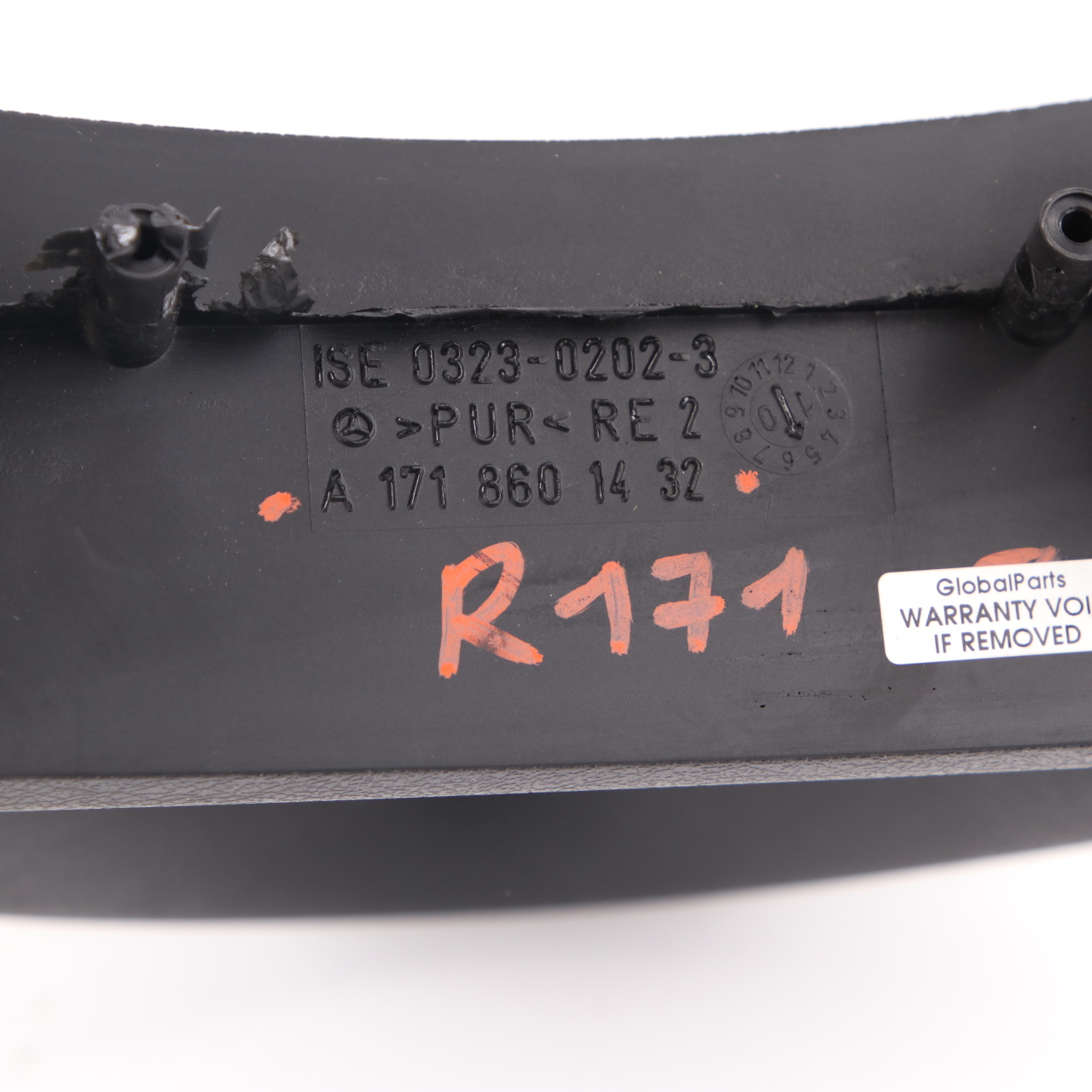 Mercedes SLK R171 Headrest Roll Over Bar Right O/S Black A1718601432