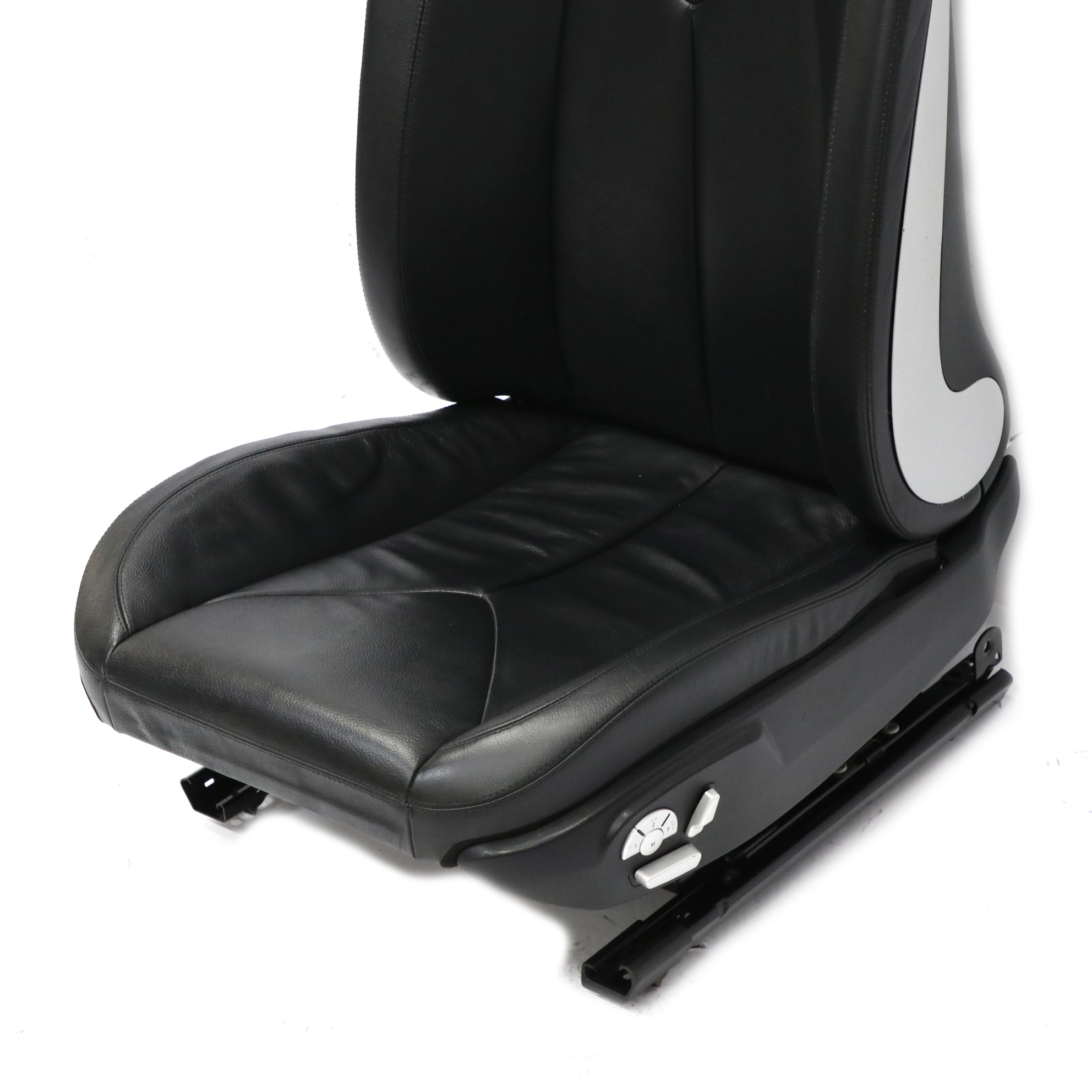 Front Seat Mercedes R171 Left N/S Heated Leather Semi-Aniline Black Memory