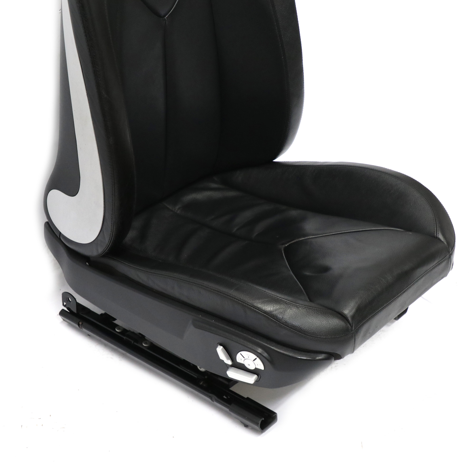 Front Seat Mercedes R171 Right O/S Heated Leather Semi-Aniline Black Memory