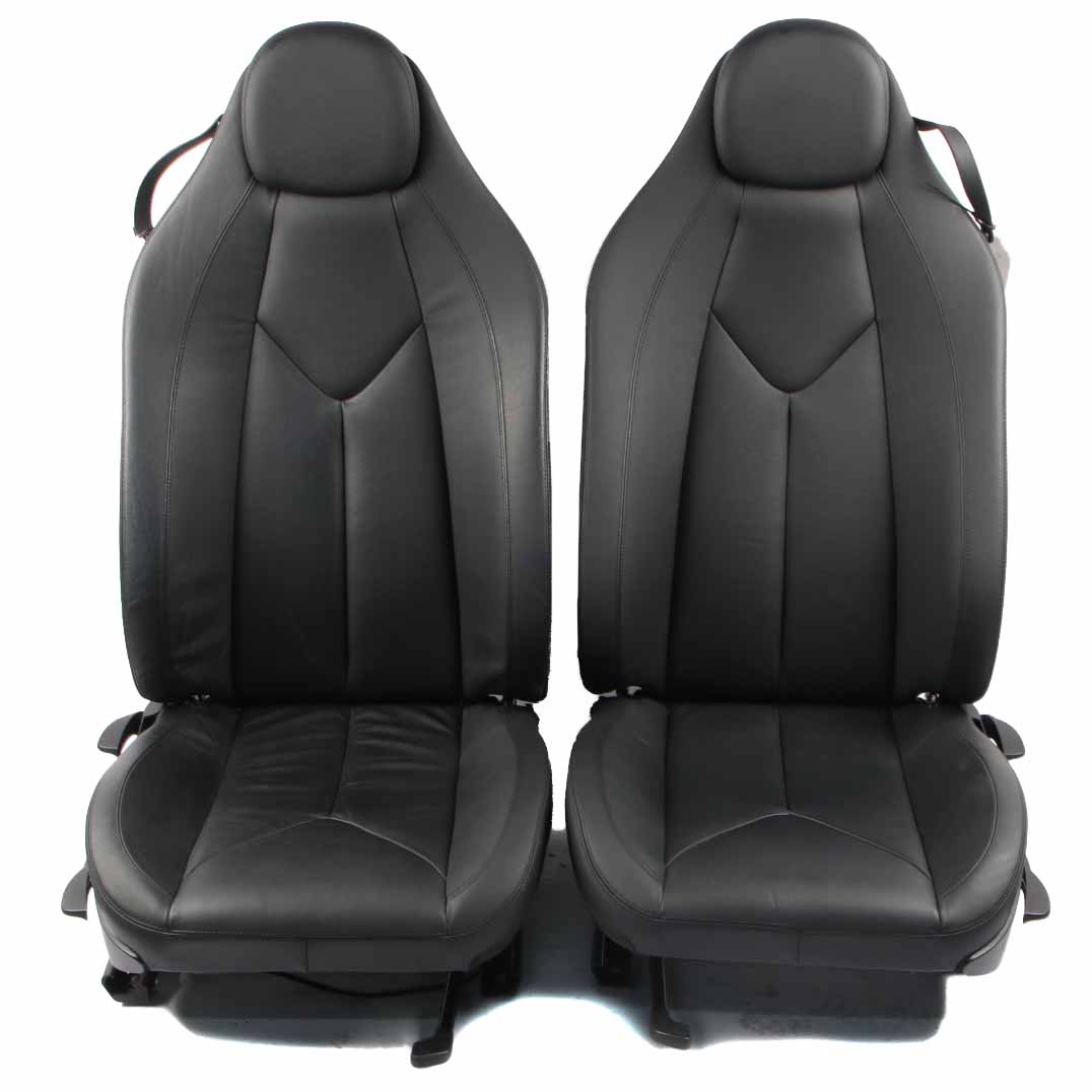 Front Seats Mercedes R171 Heated Black Leather Nappa Interior Seat Door Cards