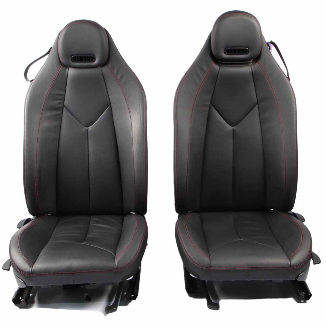 Front Seats Mercedes SLK R171 Heated Black Airscarf Leather Nappa Interior Seat