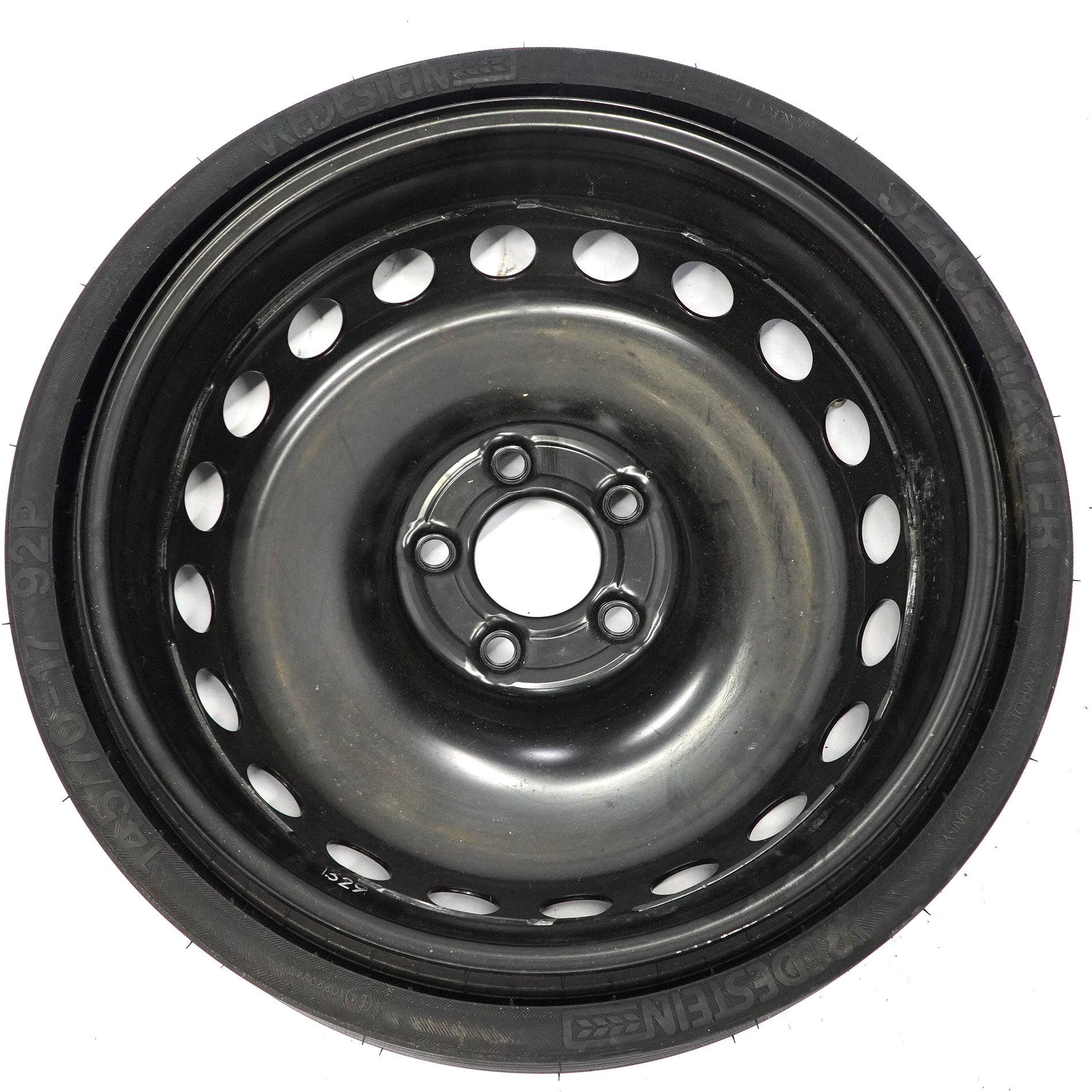 Mercedes R172 Steel Compact Spare Wheel Steel R17 4,5J Tyre 145/70 A1724000002