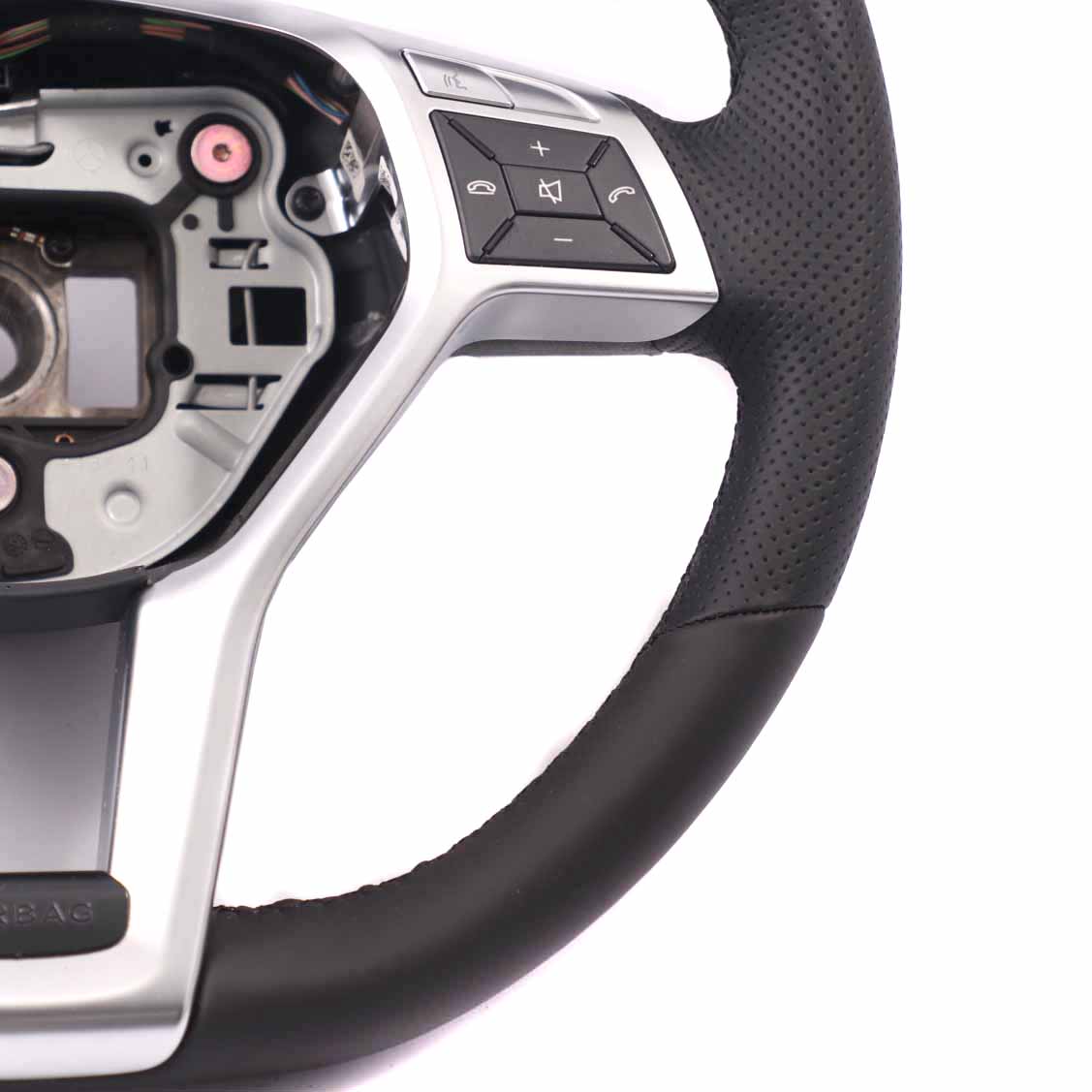 Steering Wheel Mercedes W204 C207 W212 NEW Black Leather Sport