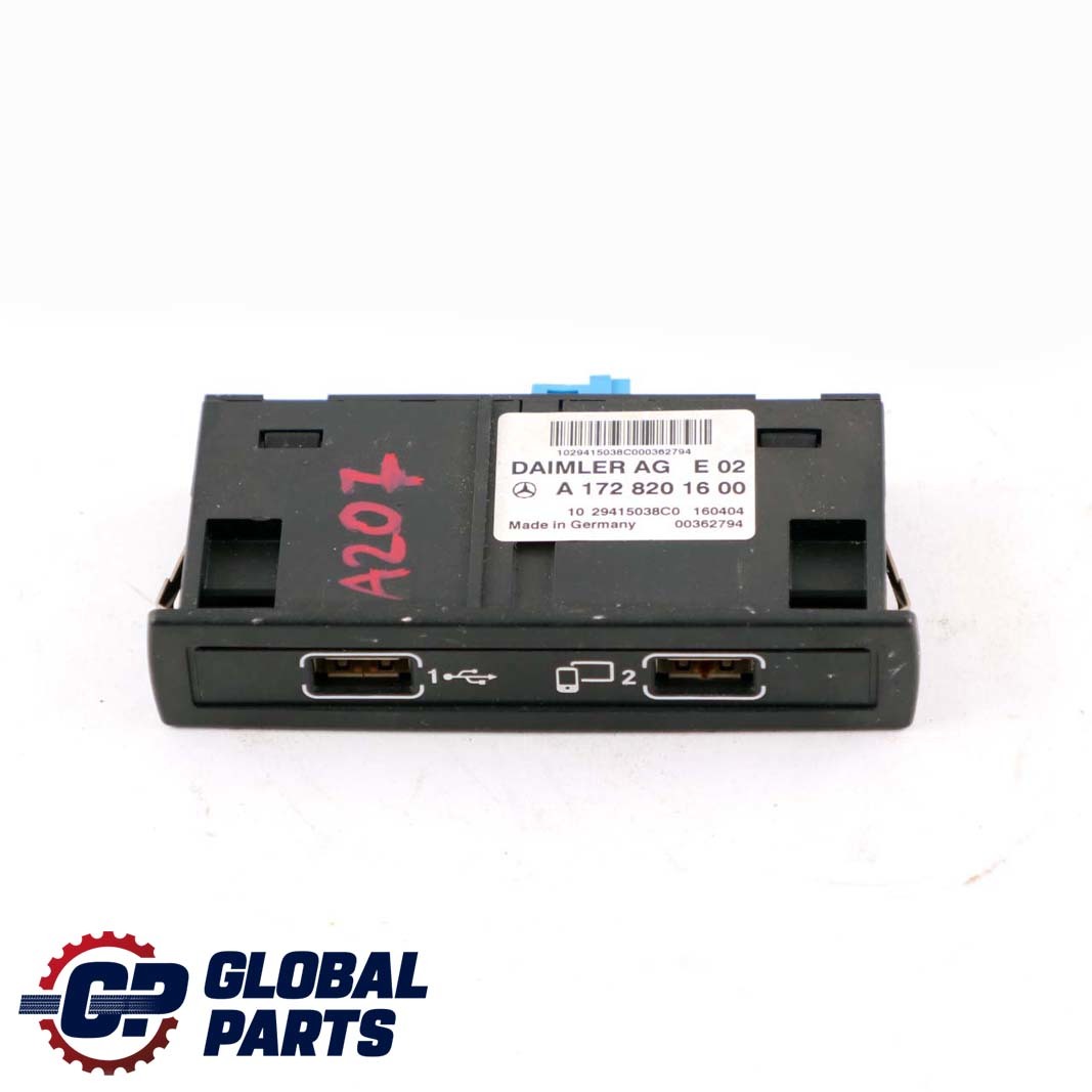 Mercedes-Benz A E Class W176 W207 2x USB Interface Multimedia Adapter Connector