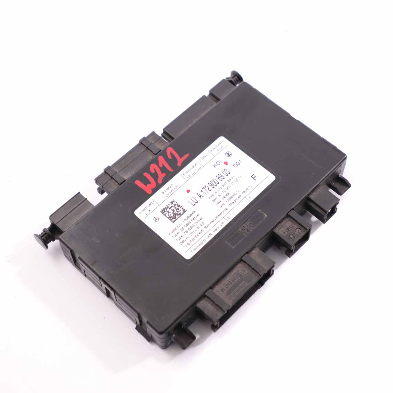 Seat Module Mercedes W204 W212 Control Unit Front Left Right N/O/S A1729006903