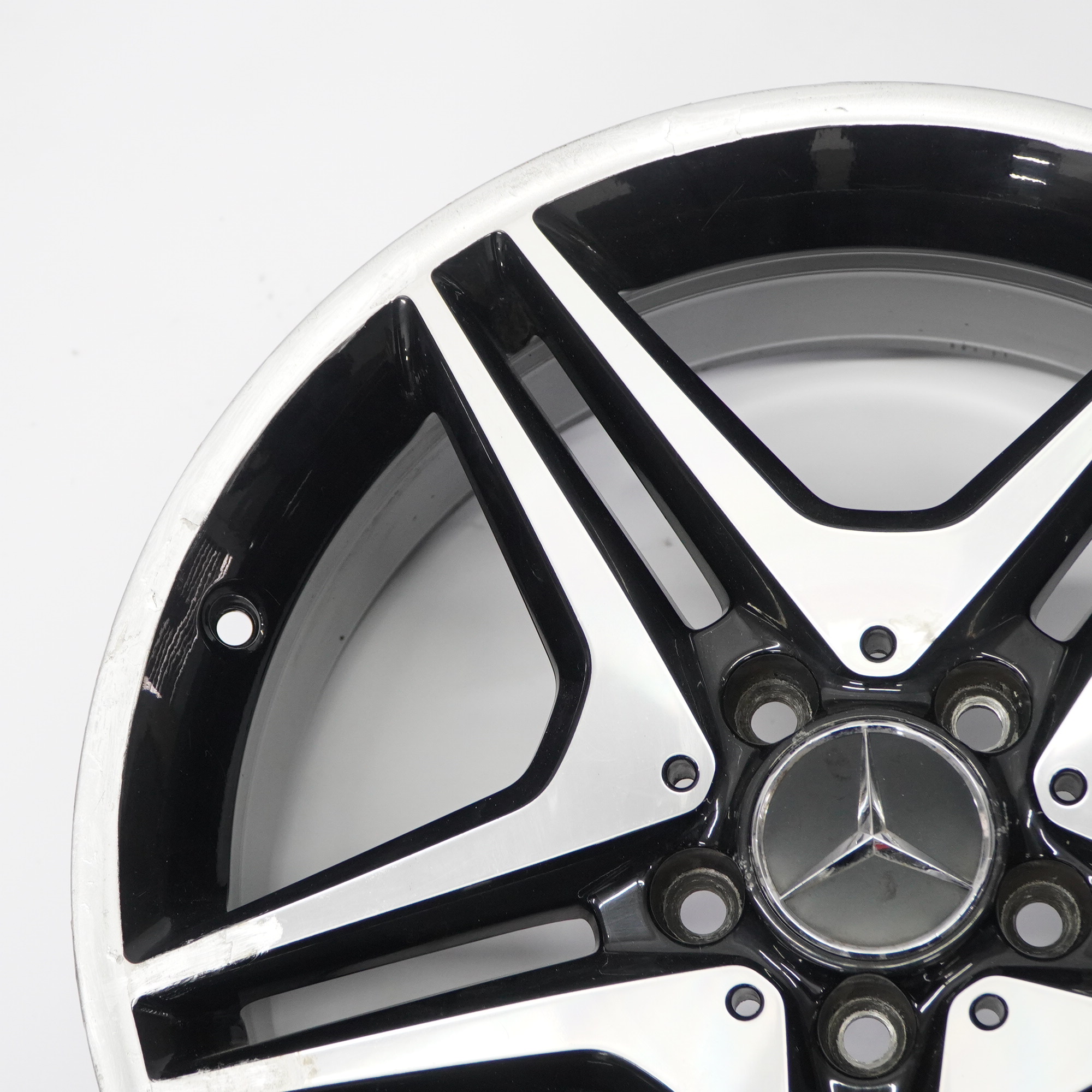 Mercedes W176 W246 AMG Wheel Alloy Rim 18" 5 Double Spoke ET:52 7.5J A1764010302