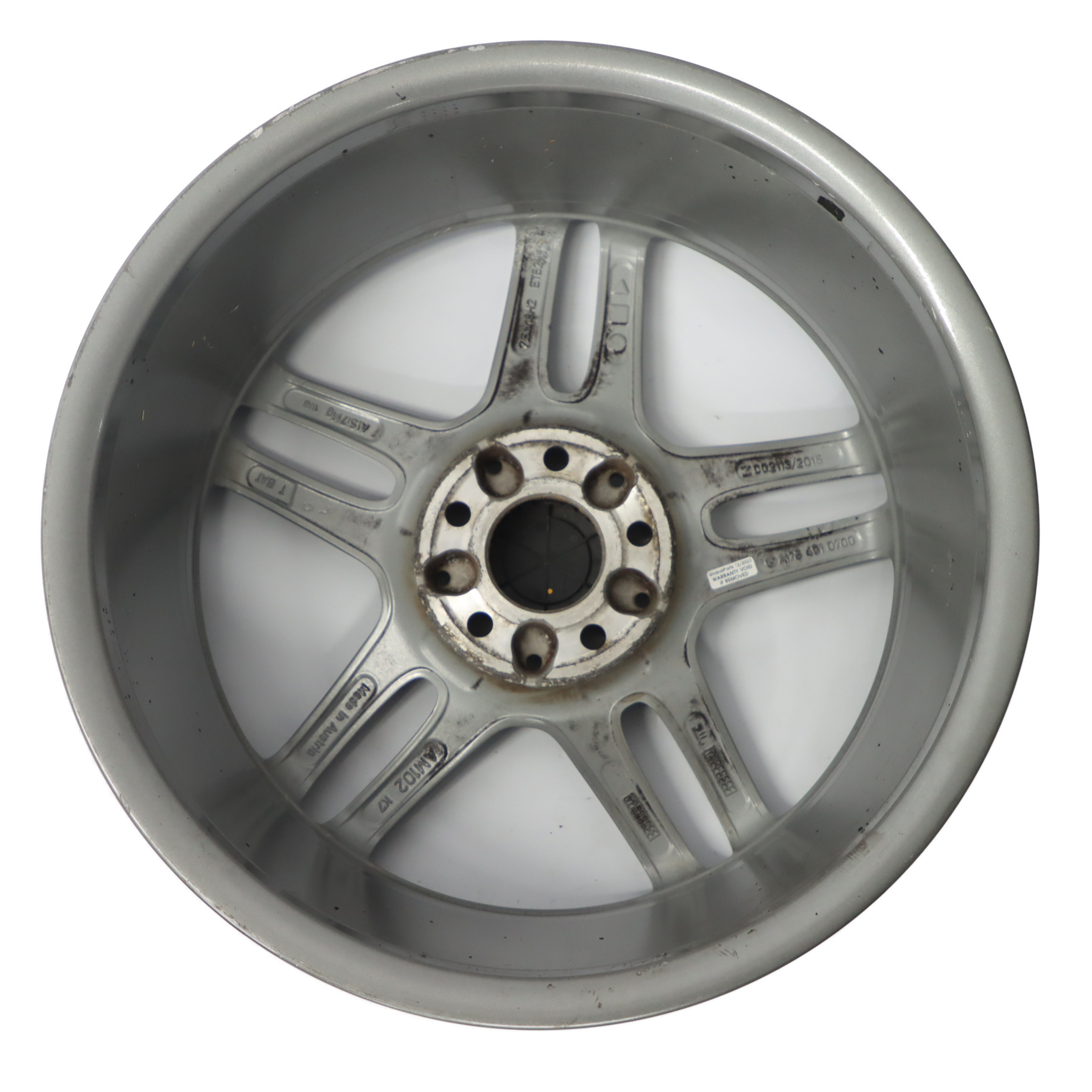 Mercedes W176 Alloy Wheel Rim AMG 18" ET:52 7,5J 5 Double Spoke A1764010700