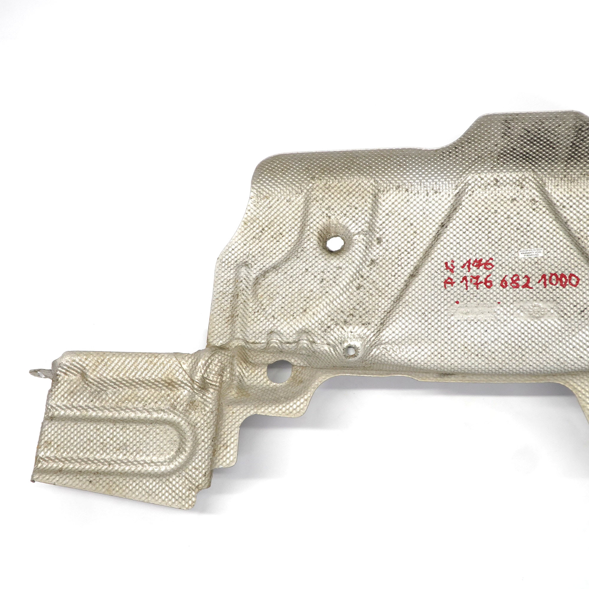 Mercedes W176 W246 Rear Exhaust Muffler Heat Insulation Cover A1766821000