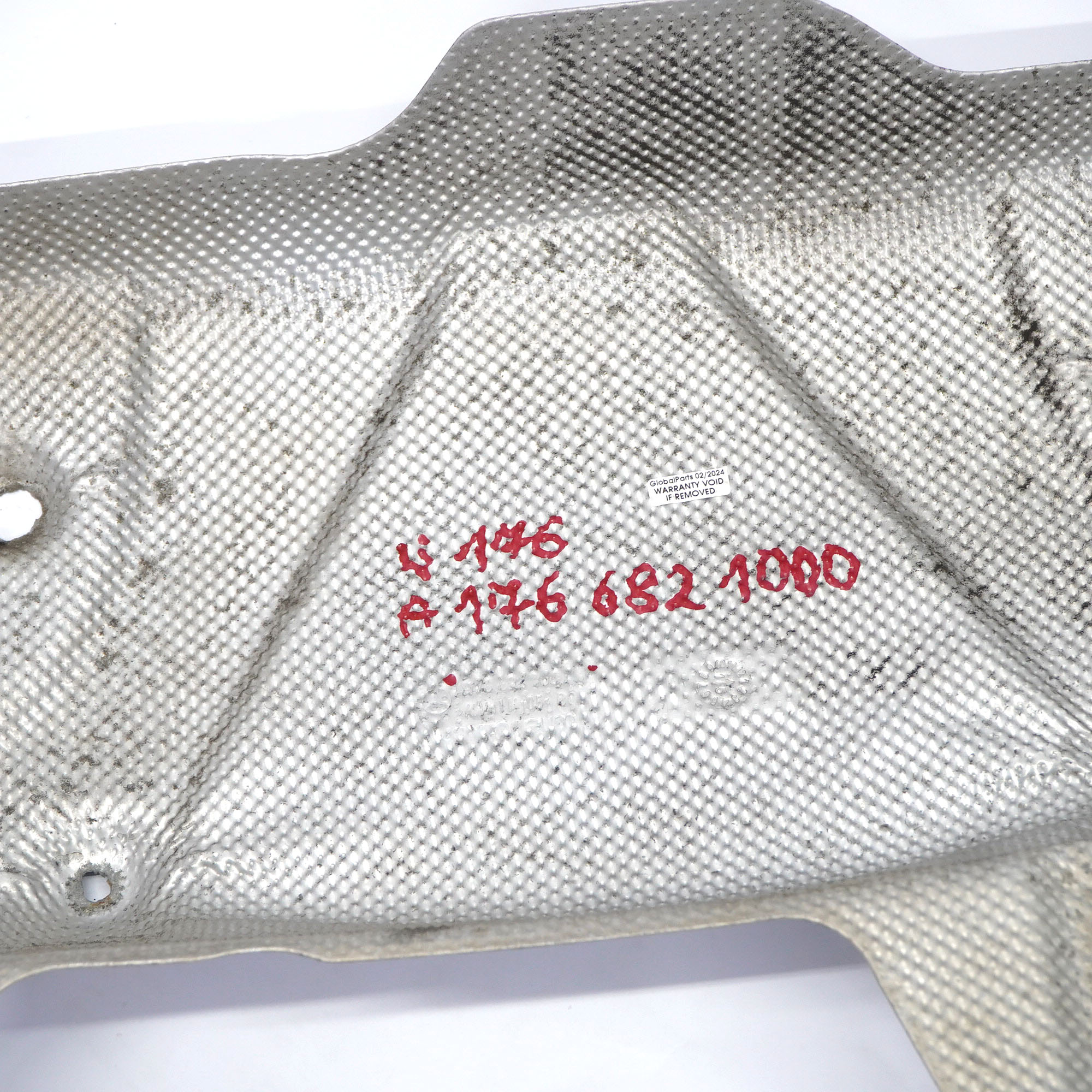 Mercedes W176 W246 Rear Exhaust Muffler Heat Insulation Cover A1766821000