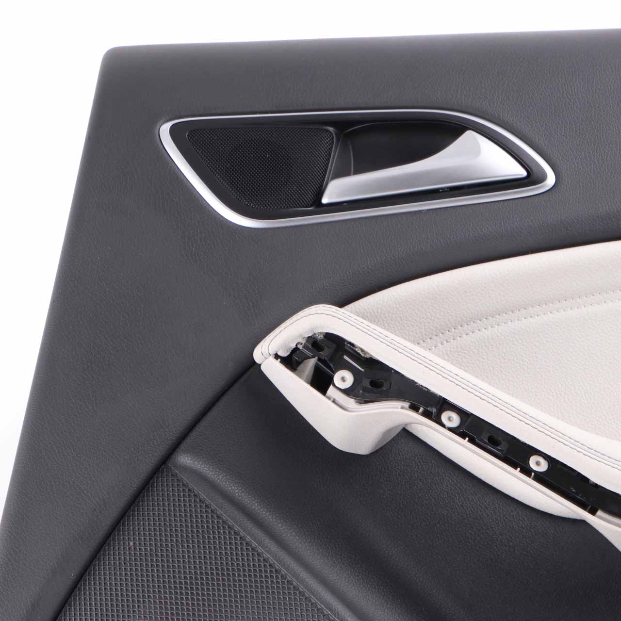 Mercedes W176 Door Card Rear Right O/S Trim Panel Cover Imitation Leather Grey