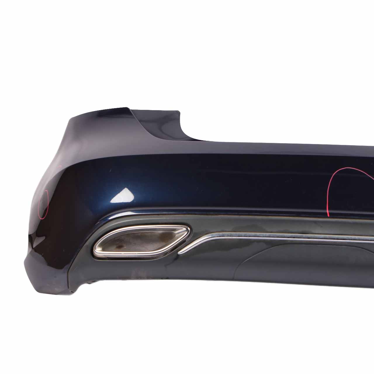 Mercedes W176 Bumper Rear Trim Panel Urban/Progressive Package Cavansite Blue