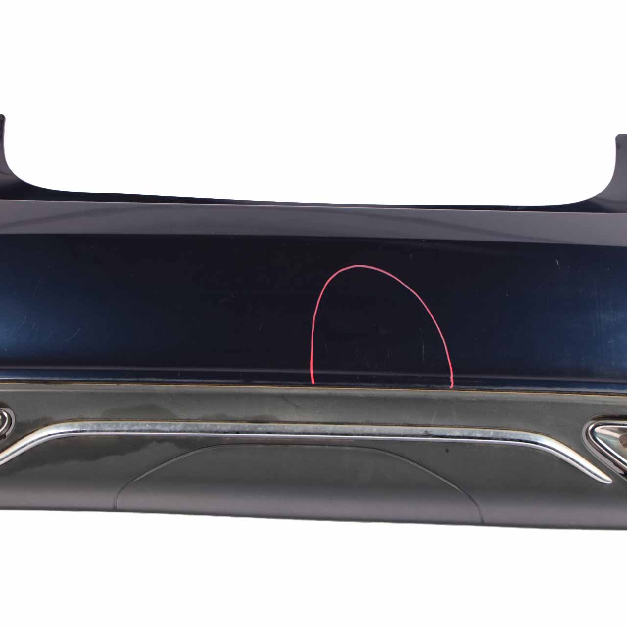 Mercedes W176 Bumper Rear Trim Panel Urban/Progressive Package Cavansite Blue