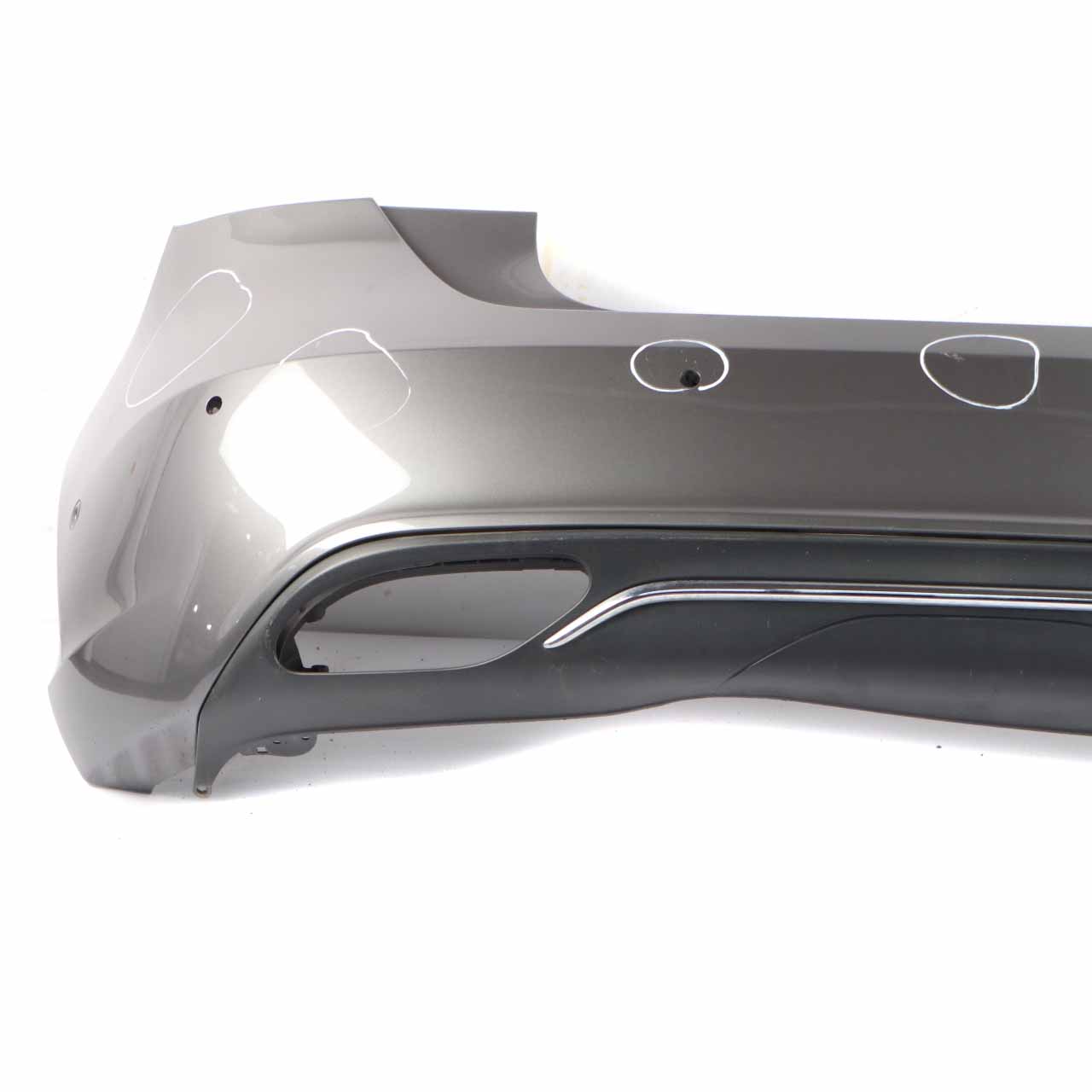 Mercedes W176 Bumper Rear Trim Panel Cover Mountain Grey Metallic - 787