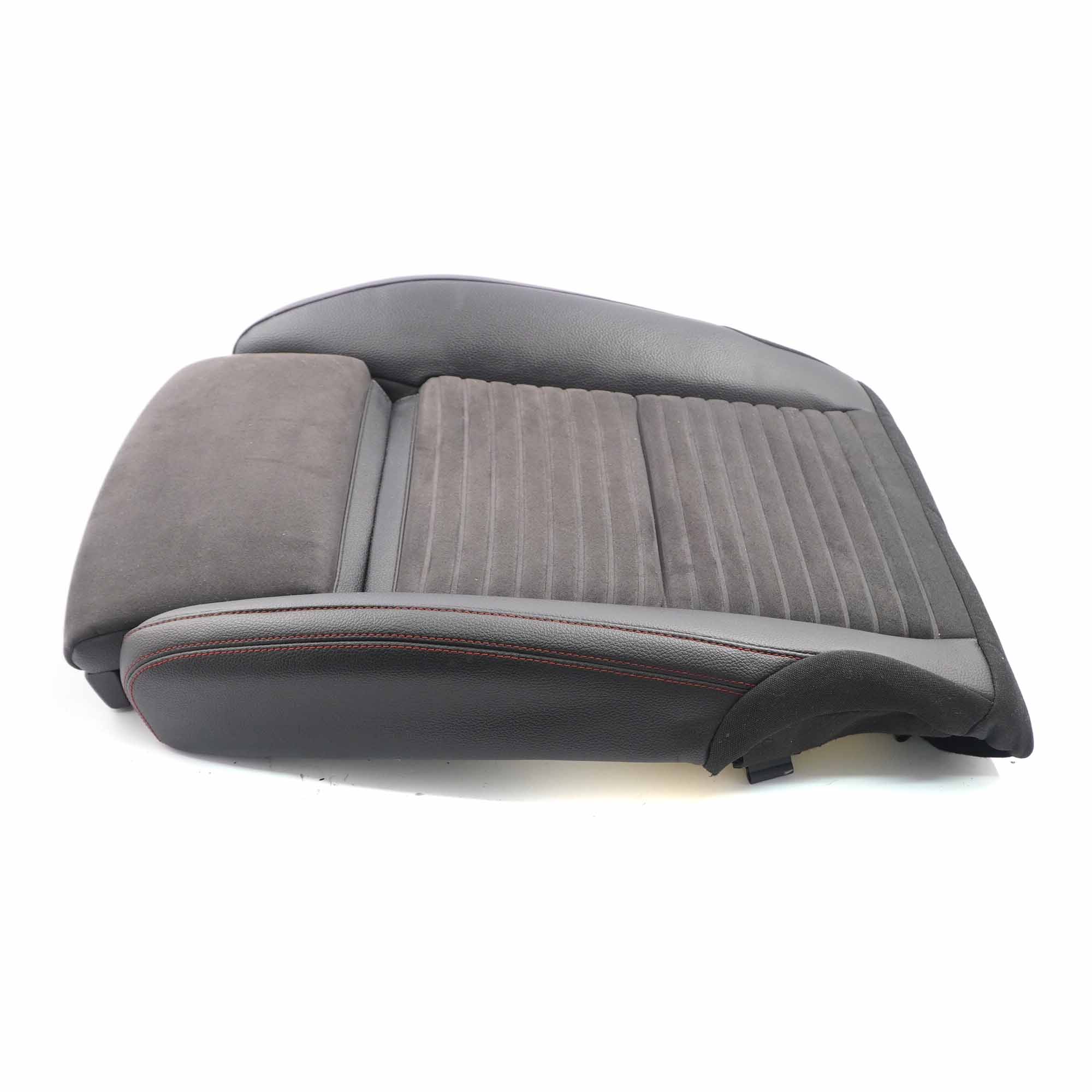 Mercedes W176 Front Seat Cover Heated Fabric Imitation Leather Microfibre Black