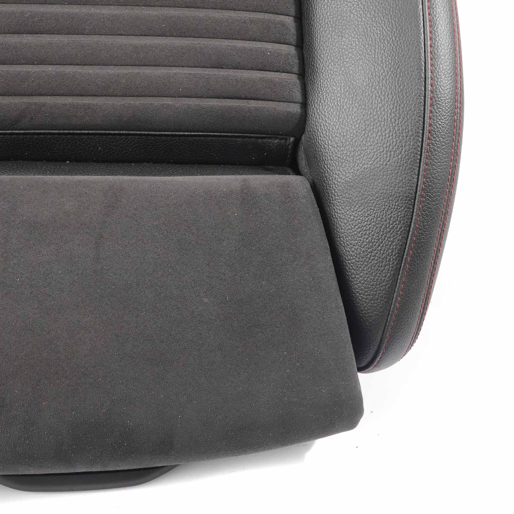 Mercedes W176 Front Seat Cover Heated Fabric Imitation Leather Microfibre Black